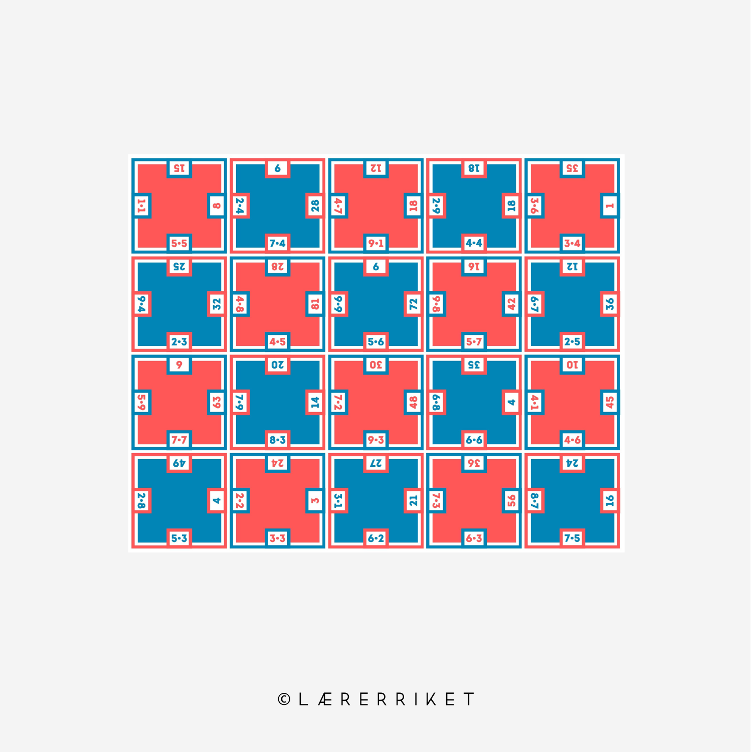 17. mai multiplikasjon - puslespill