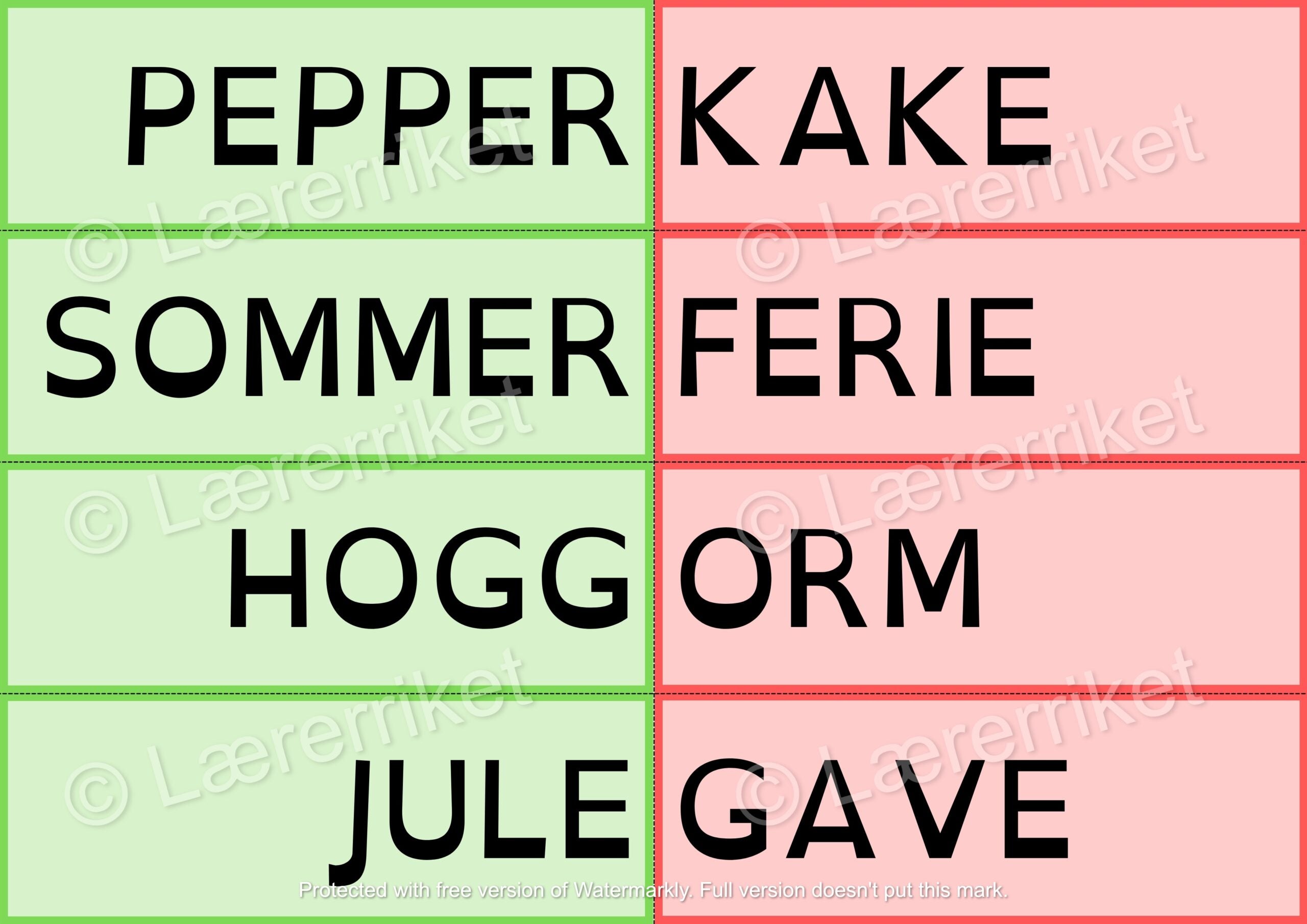 Sammensatte ord