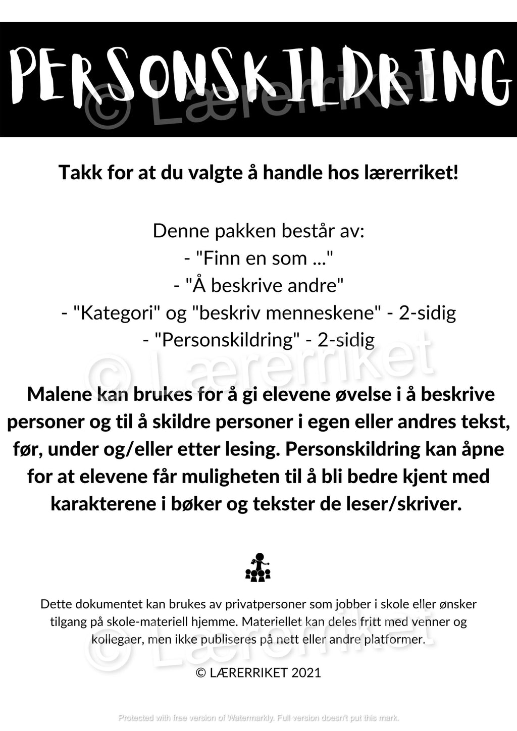 Personskildring