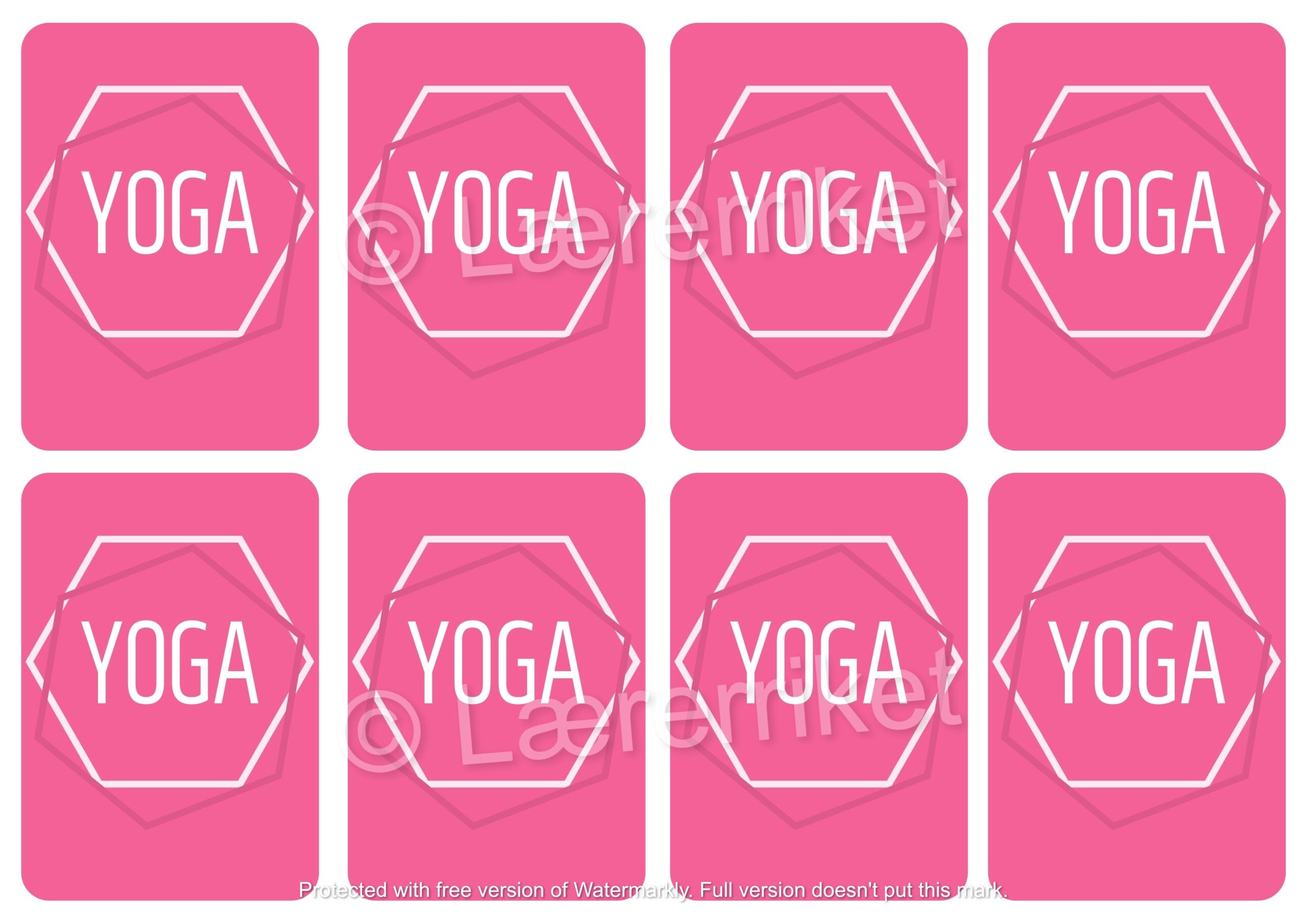 Yoga-kort