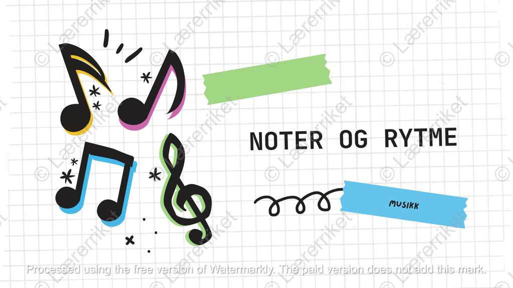 Noter og rytme