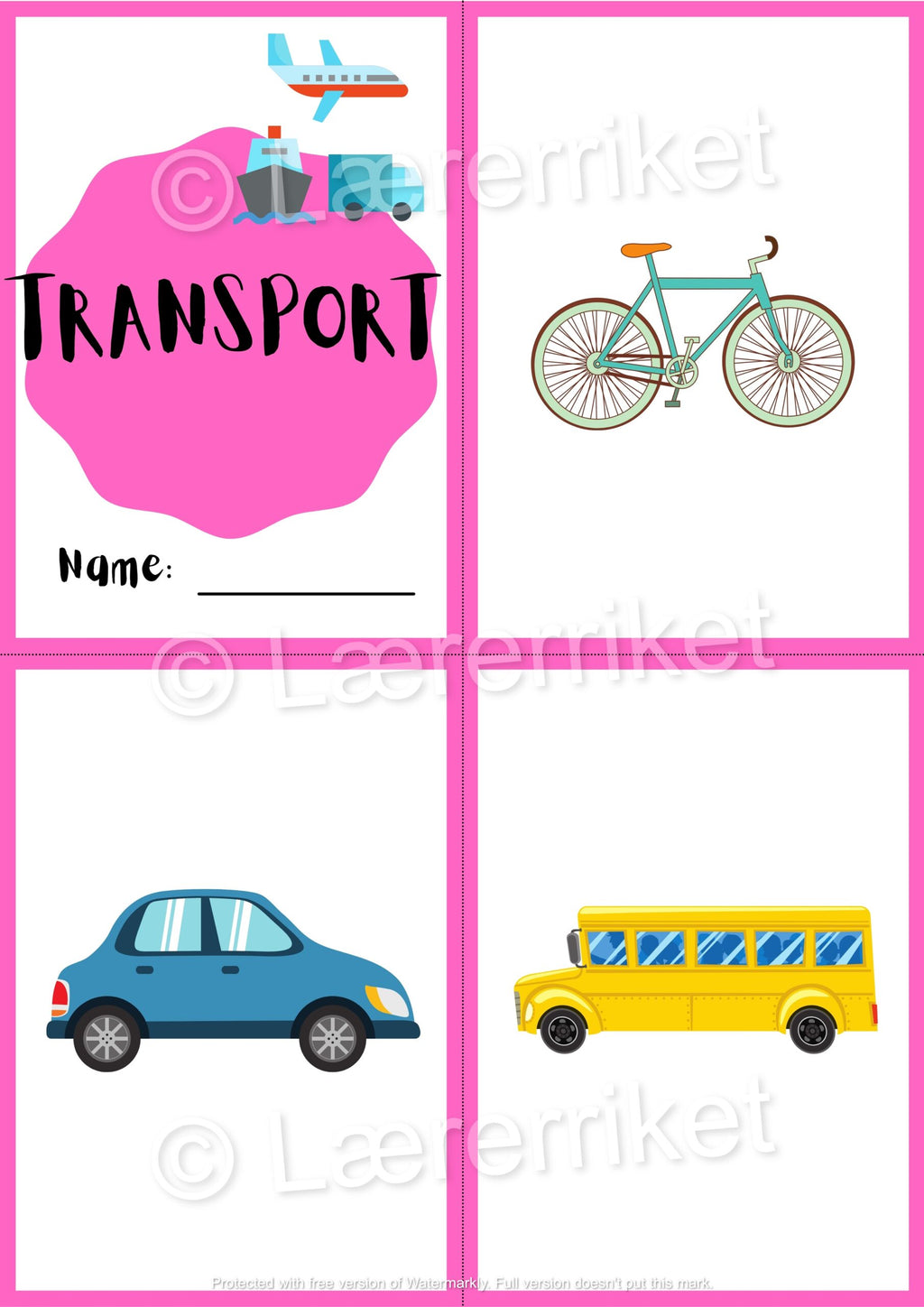 Ordbok engelsk - Transport