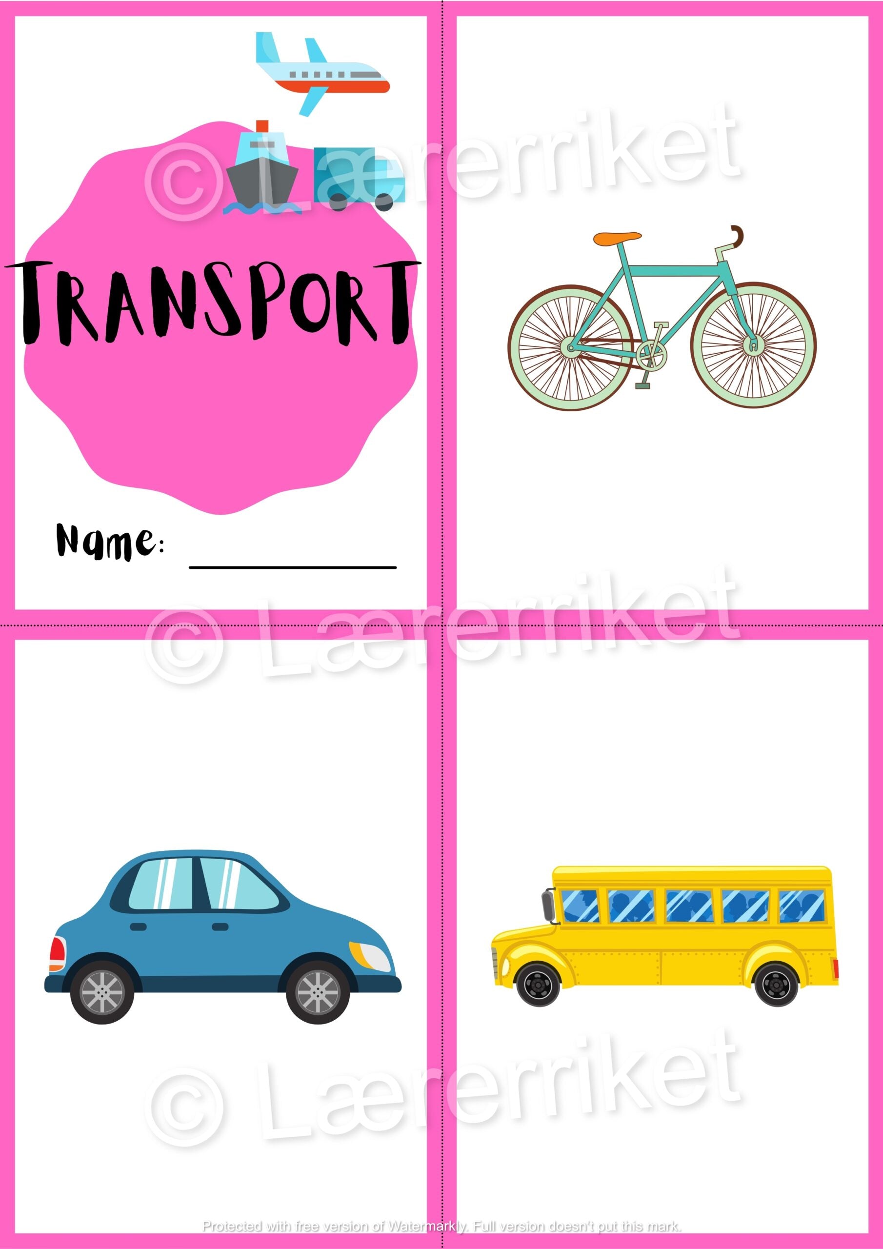 Ordbok engelsk - Transport