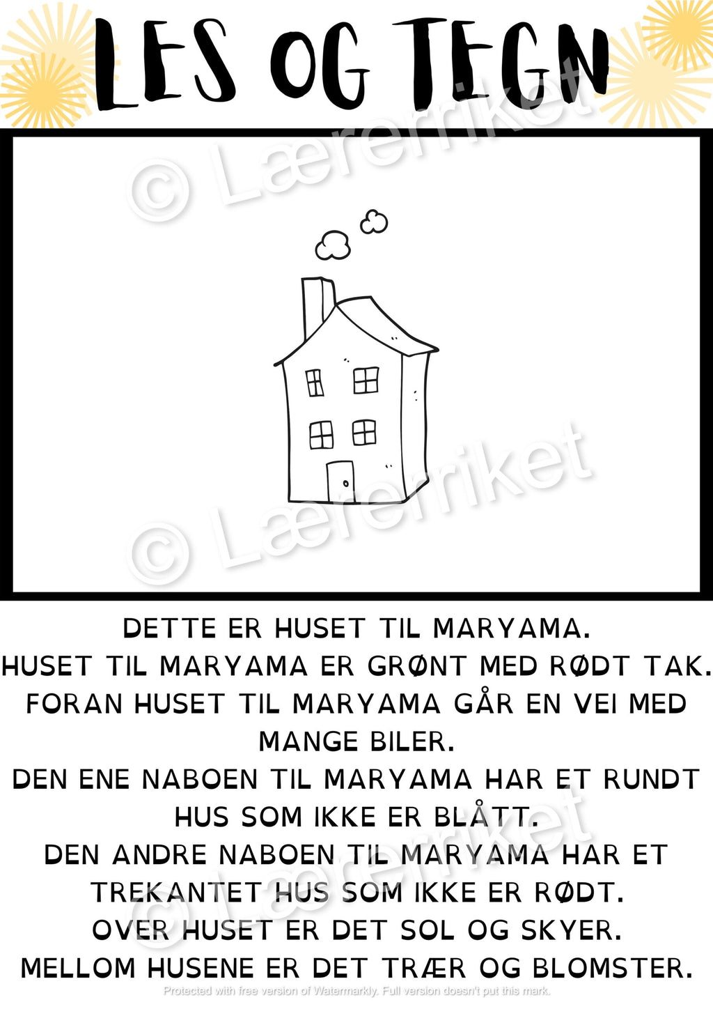 Les og tegn - Store bokstaver