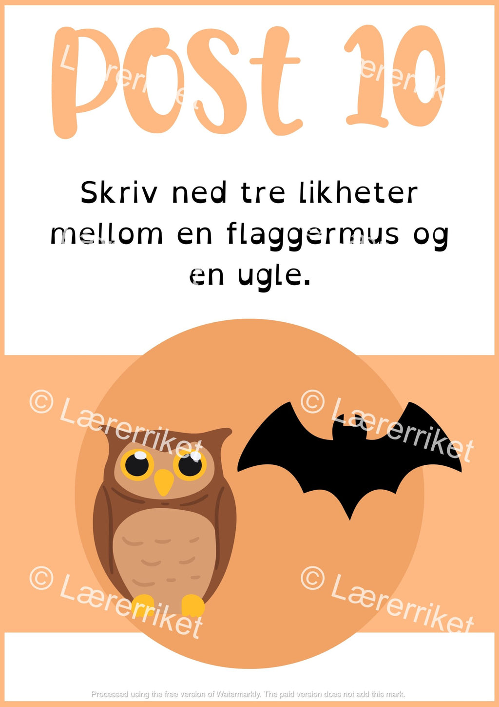 Halloween-rebus 5.-7. trinn