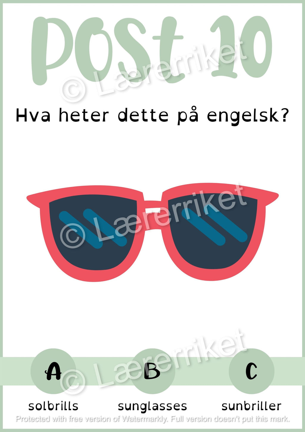 Sommer-rebus 1.-2. trinn