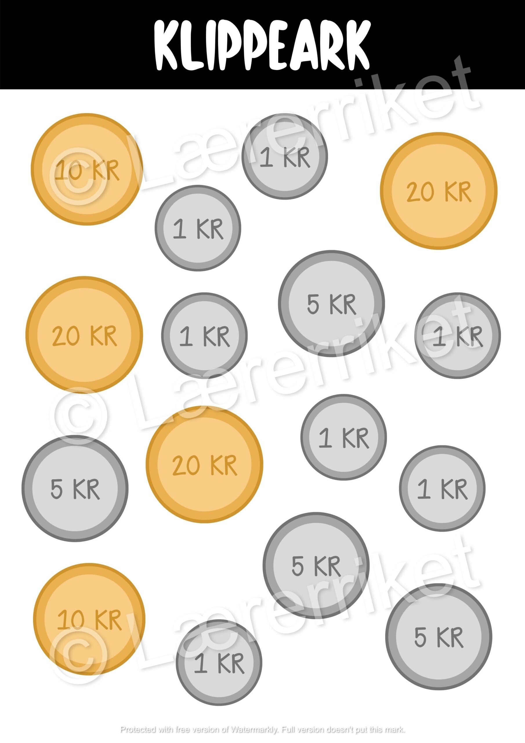 Sorter myntene