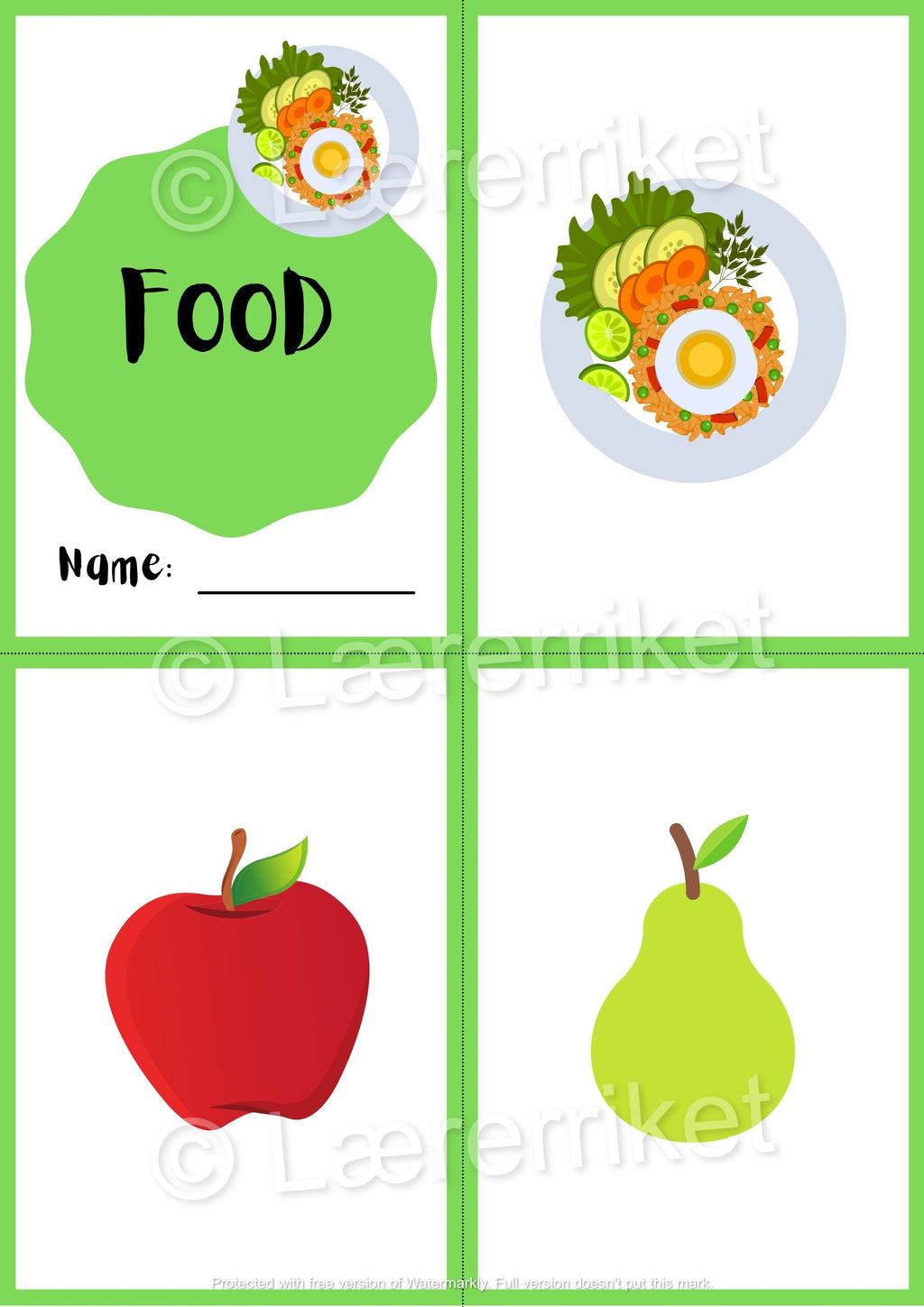 Ordbok engelsk - Food