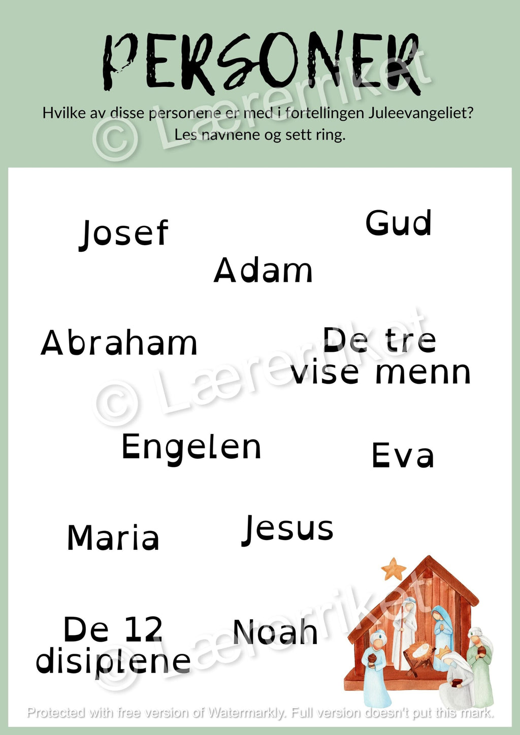 Juleevangeliet - Jesus