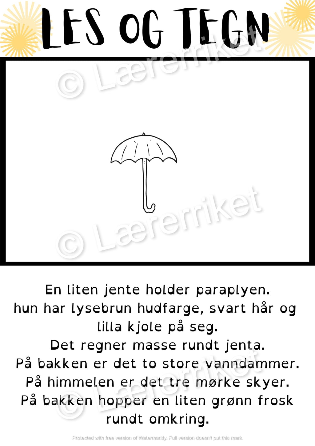 Les og tegn - Små bokstaver