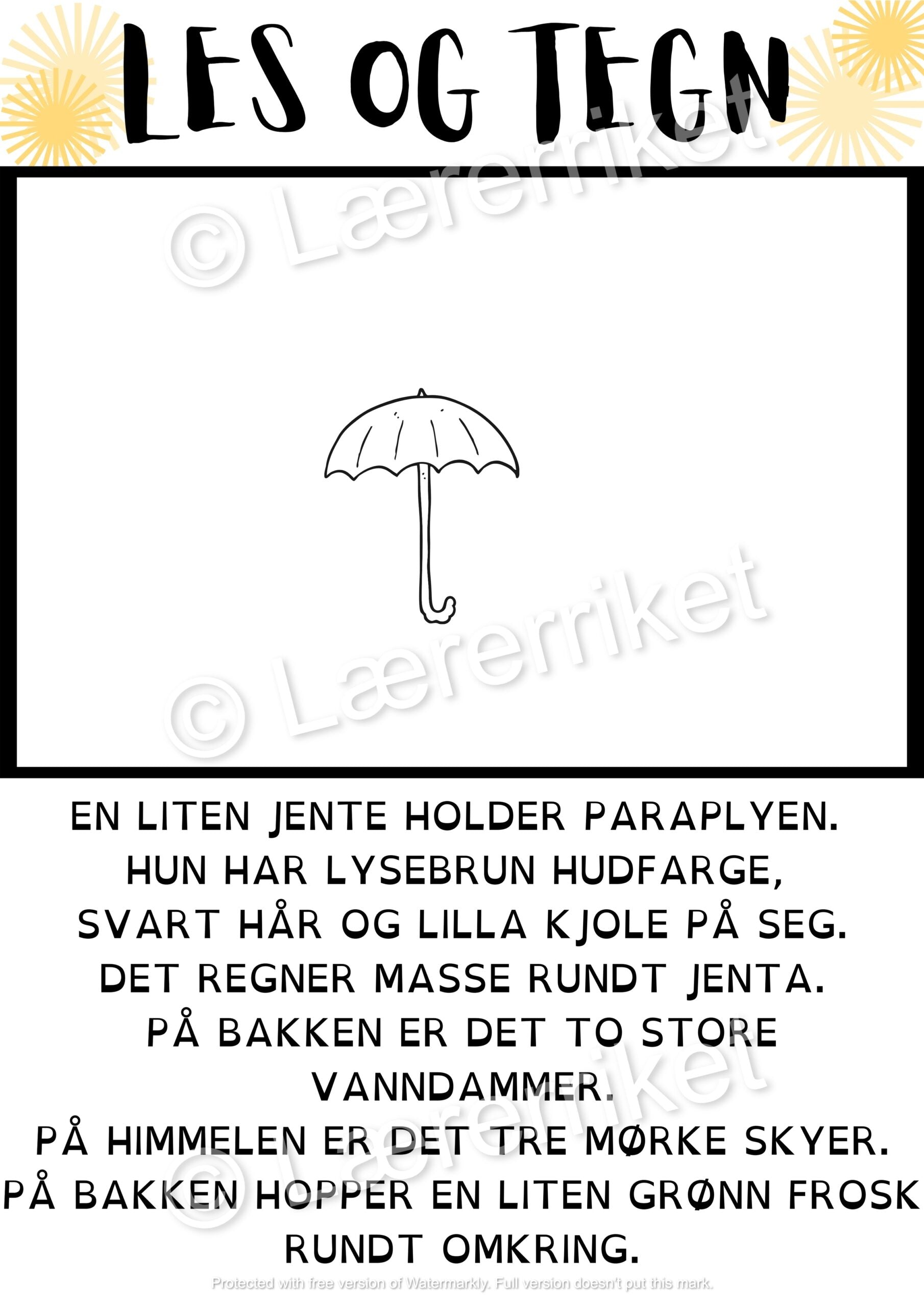 Les og tegn - Store bokstaver