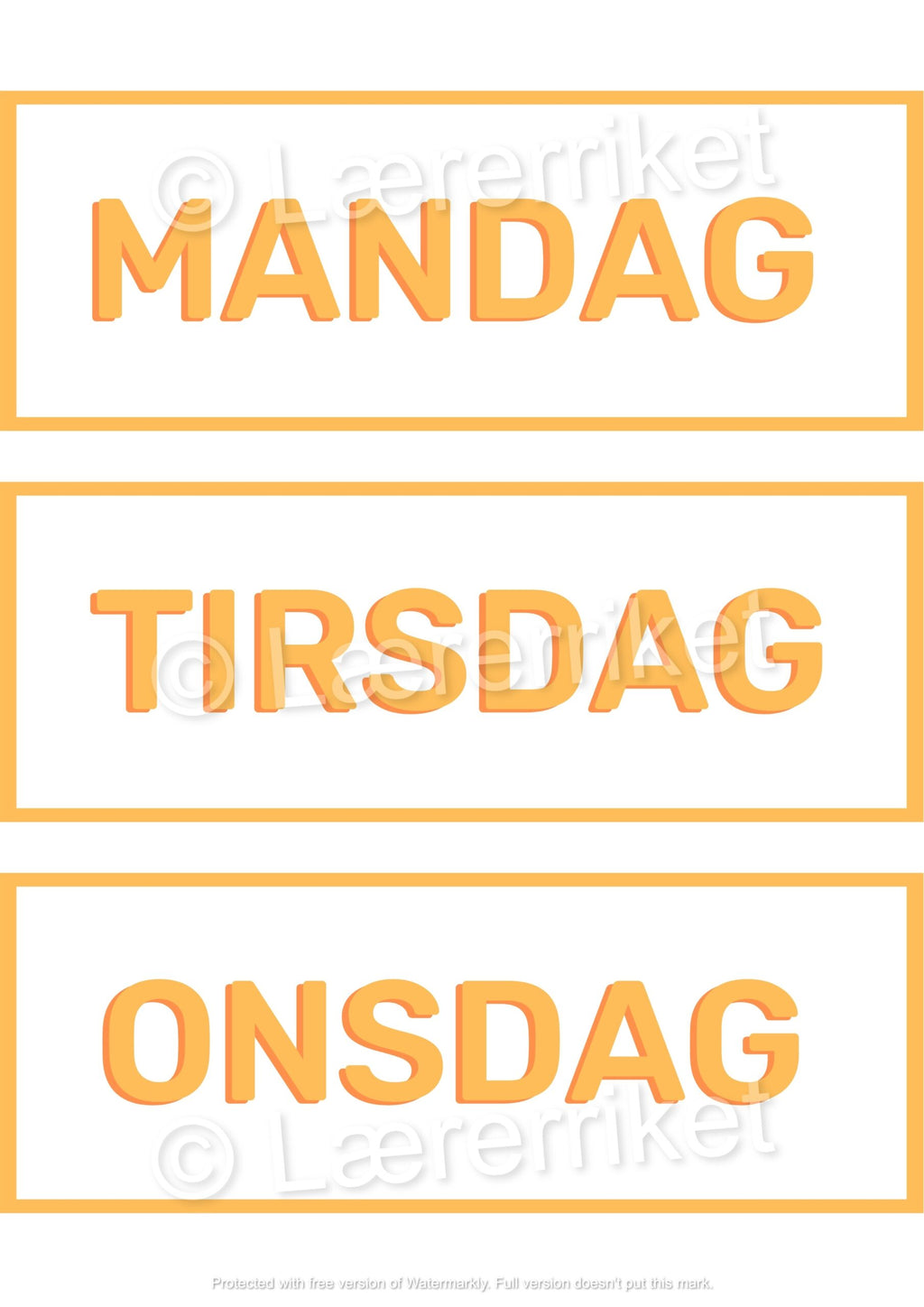 Vær, dag og dato
