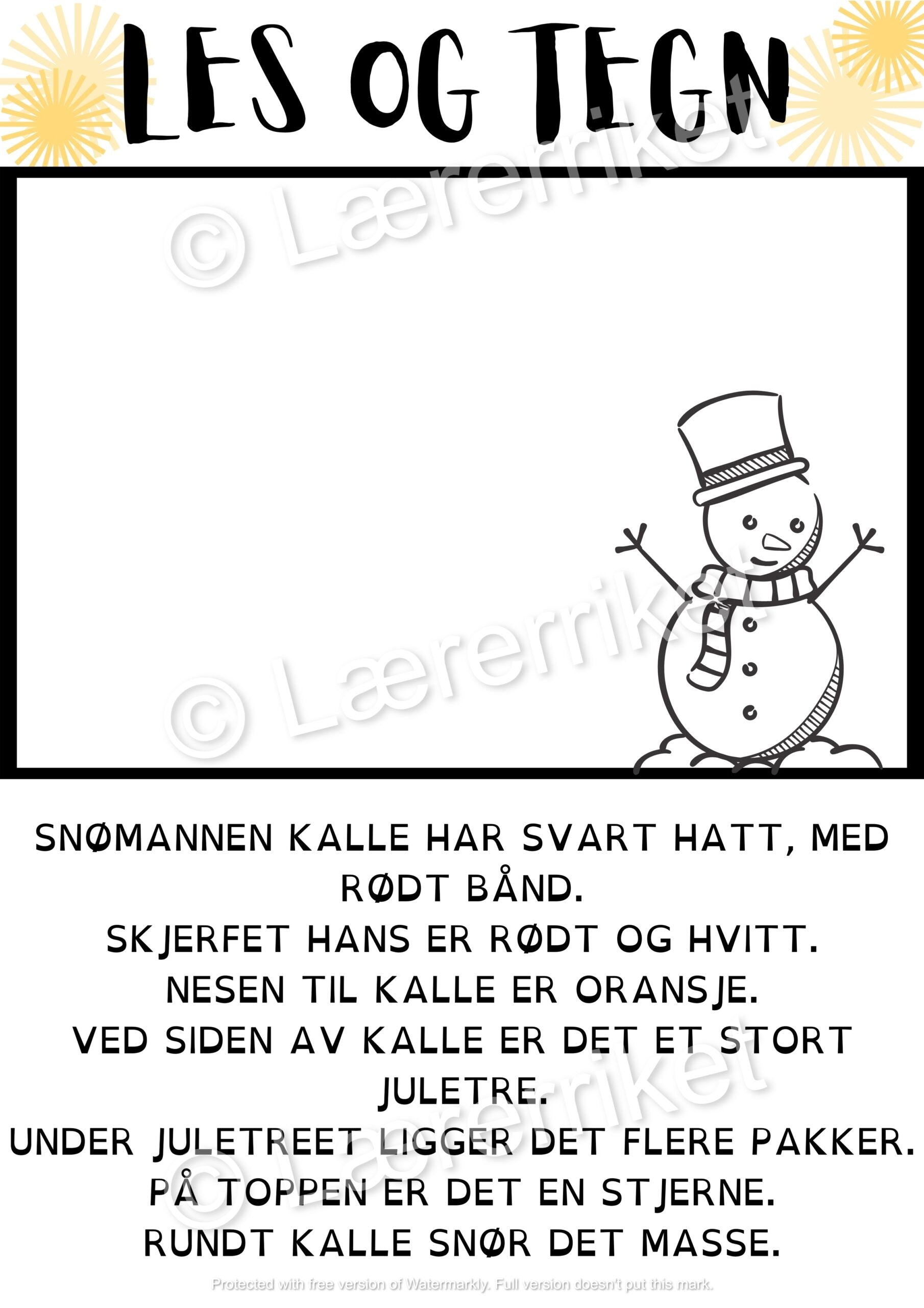 Les og tegn - Store bokstaver