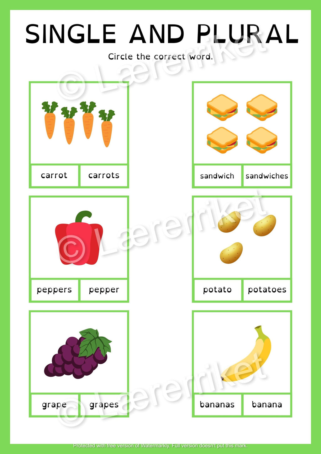 Engelsk oppgavehefte - Food