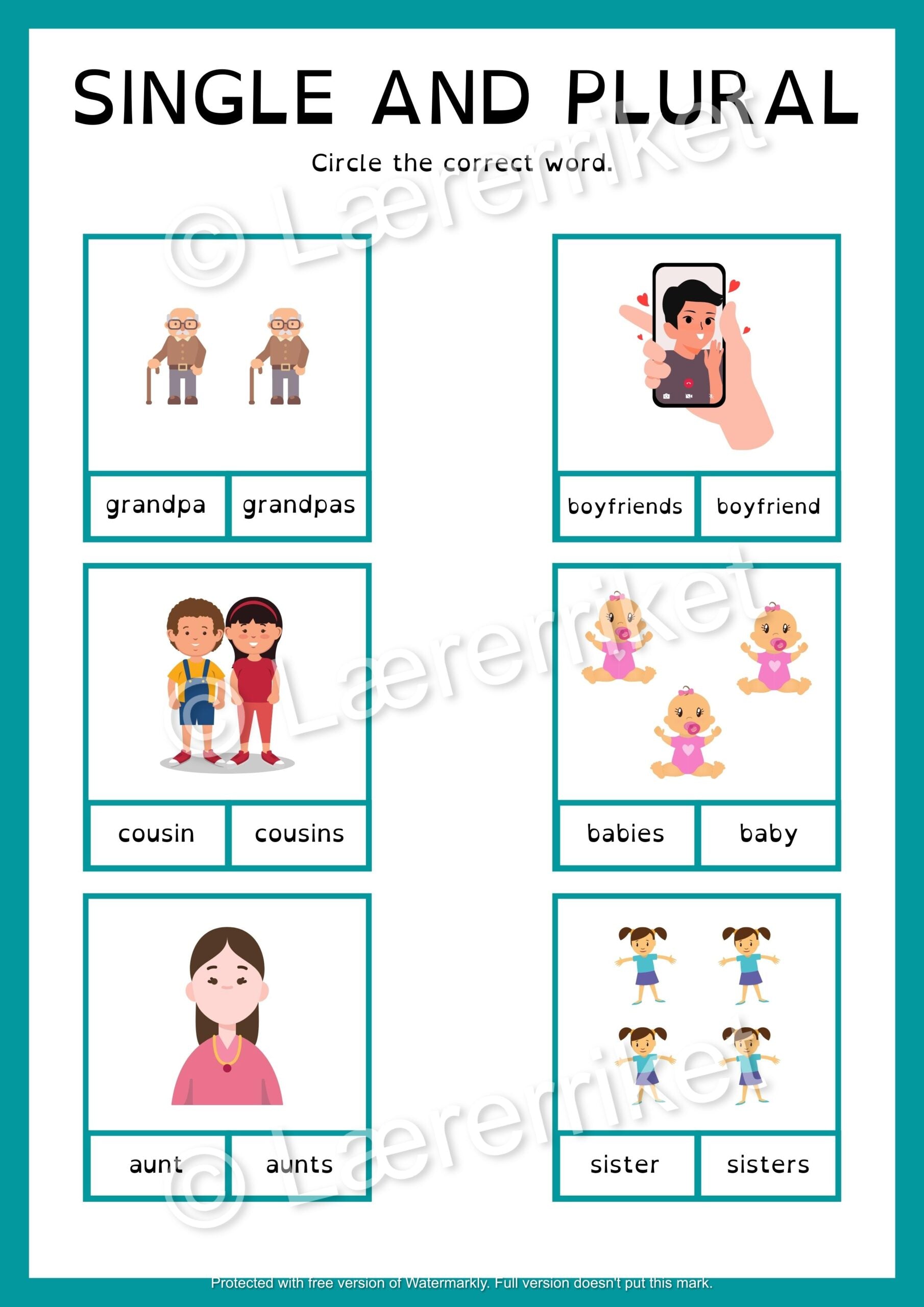 Engelsk oppgavehefte - Family