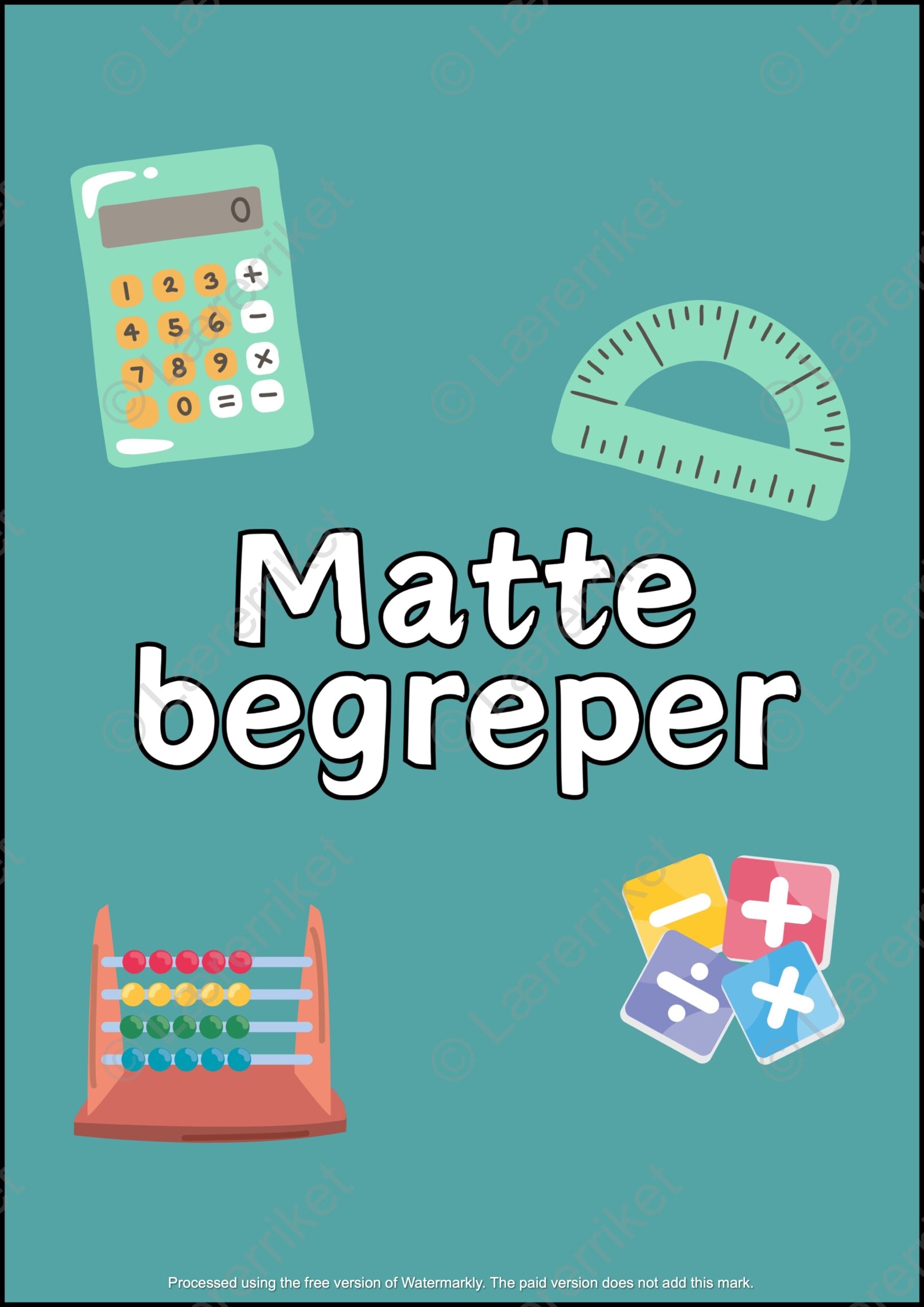 Begrepsbok matematikk