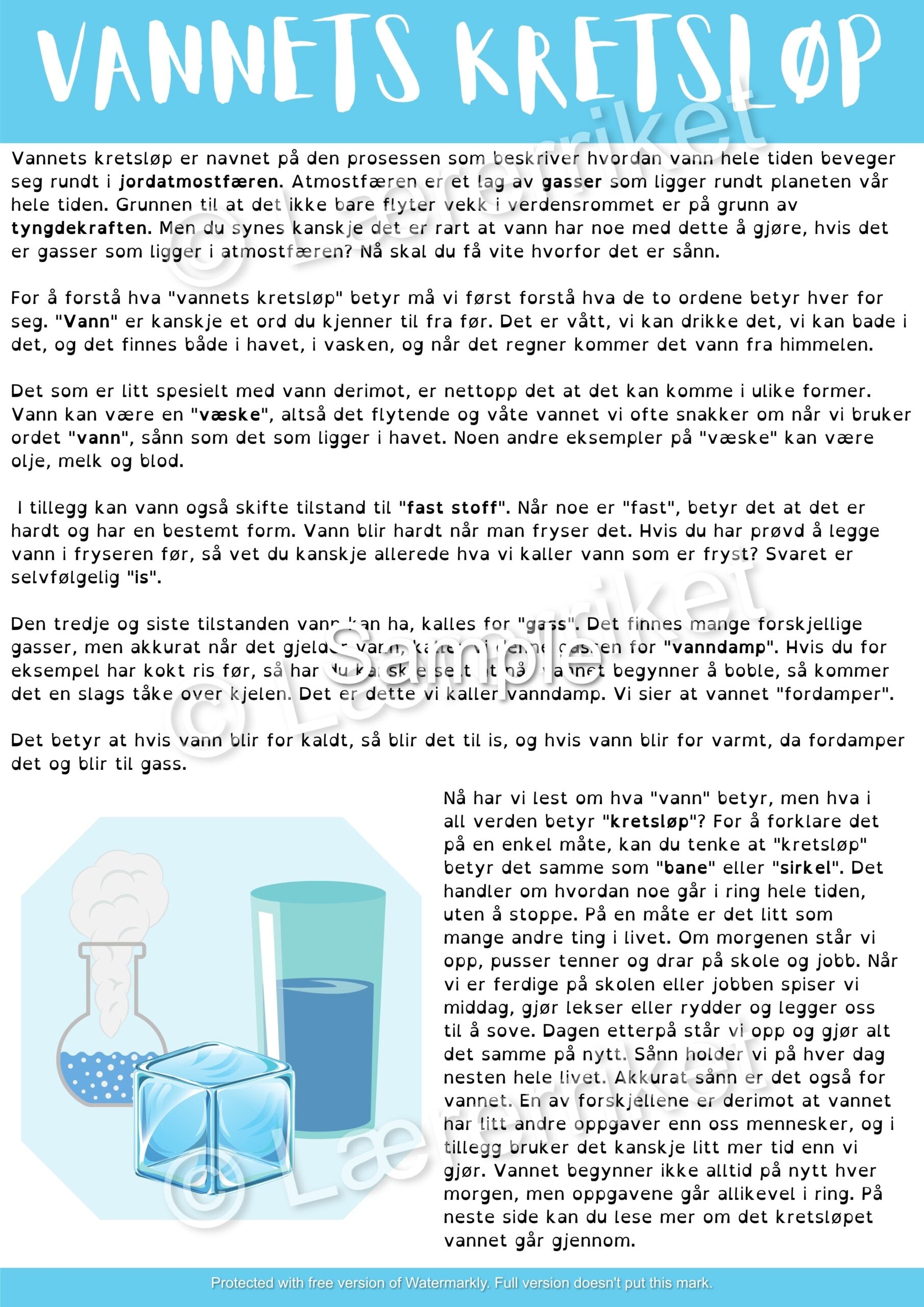 Vannets kretsløp