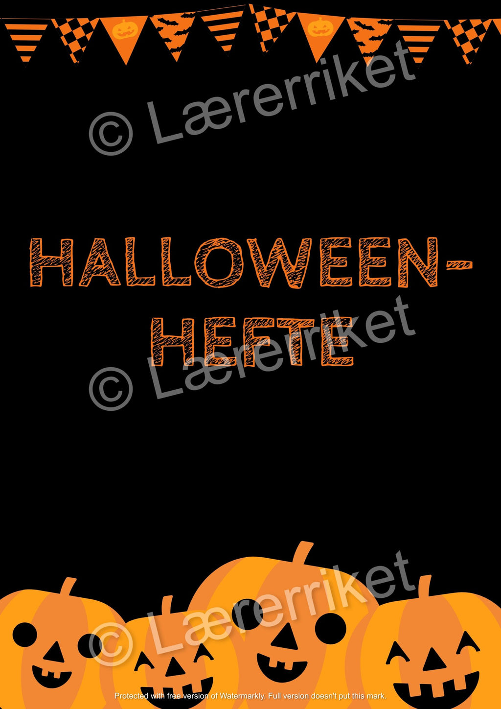 Halloween - oppgavehefte