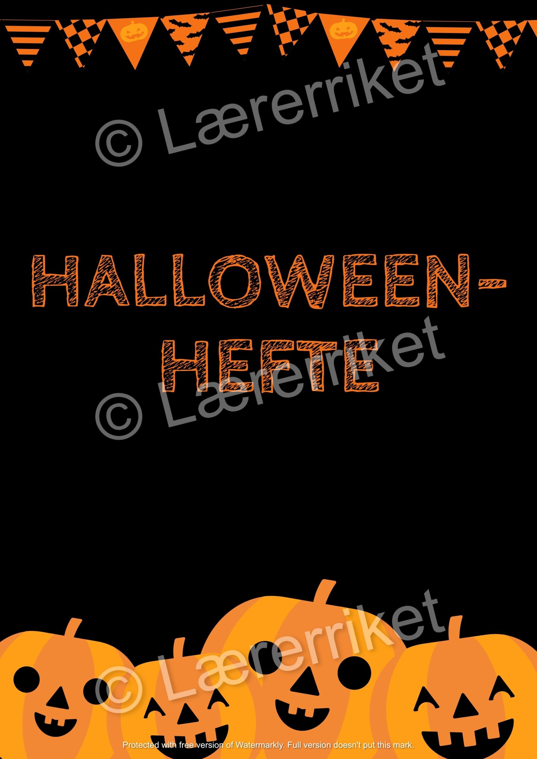 Halloween - oppgavehefte