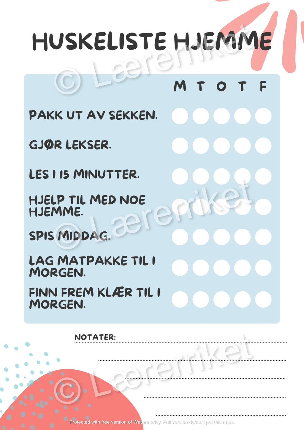 Hjemmeliste