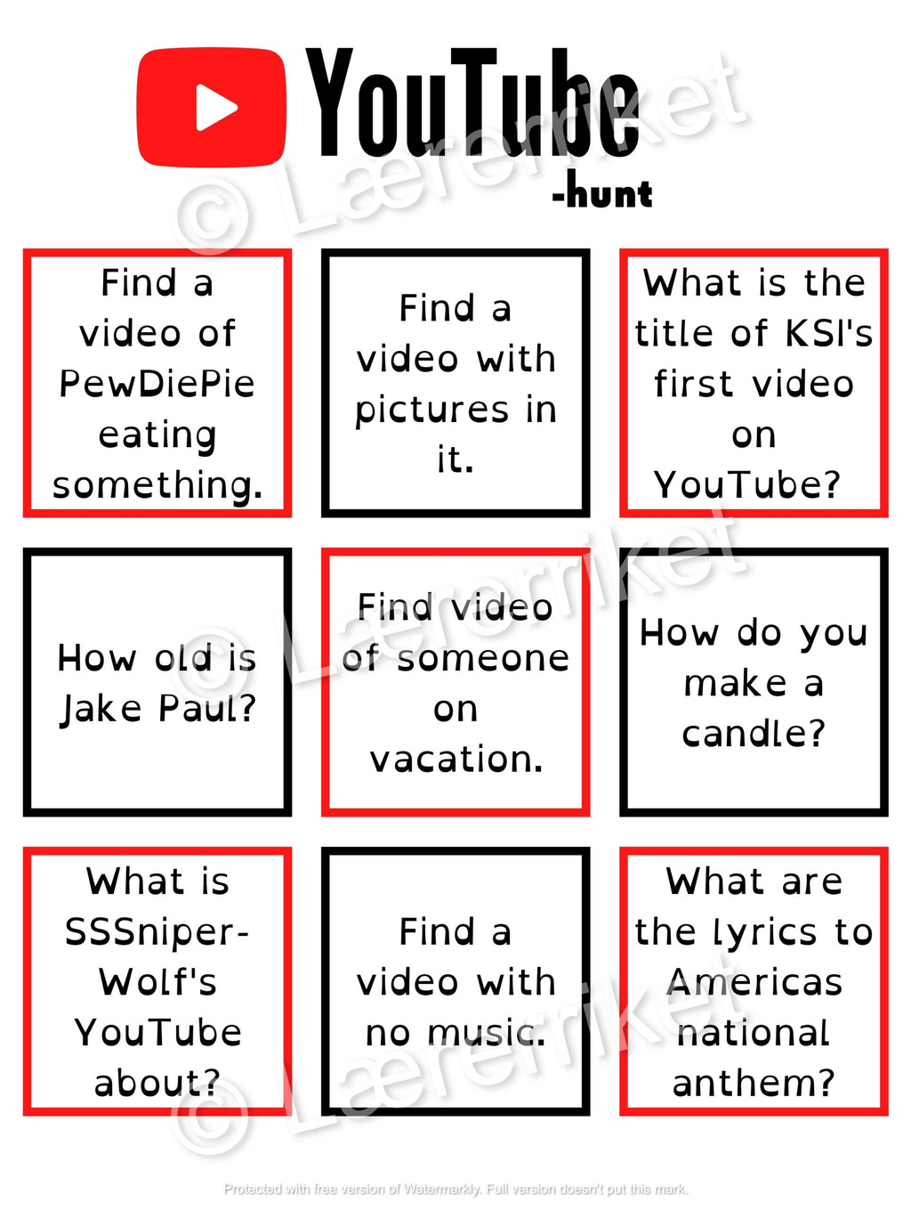 Youtube hunt