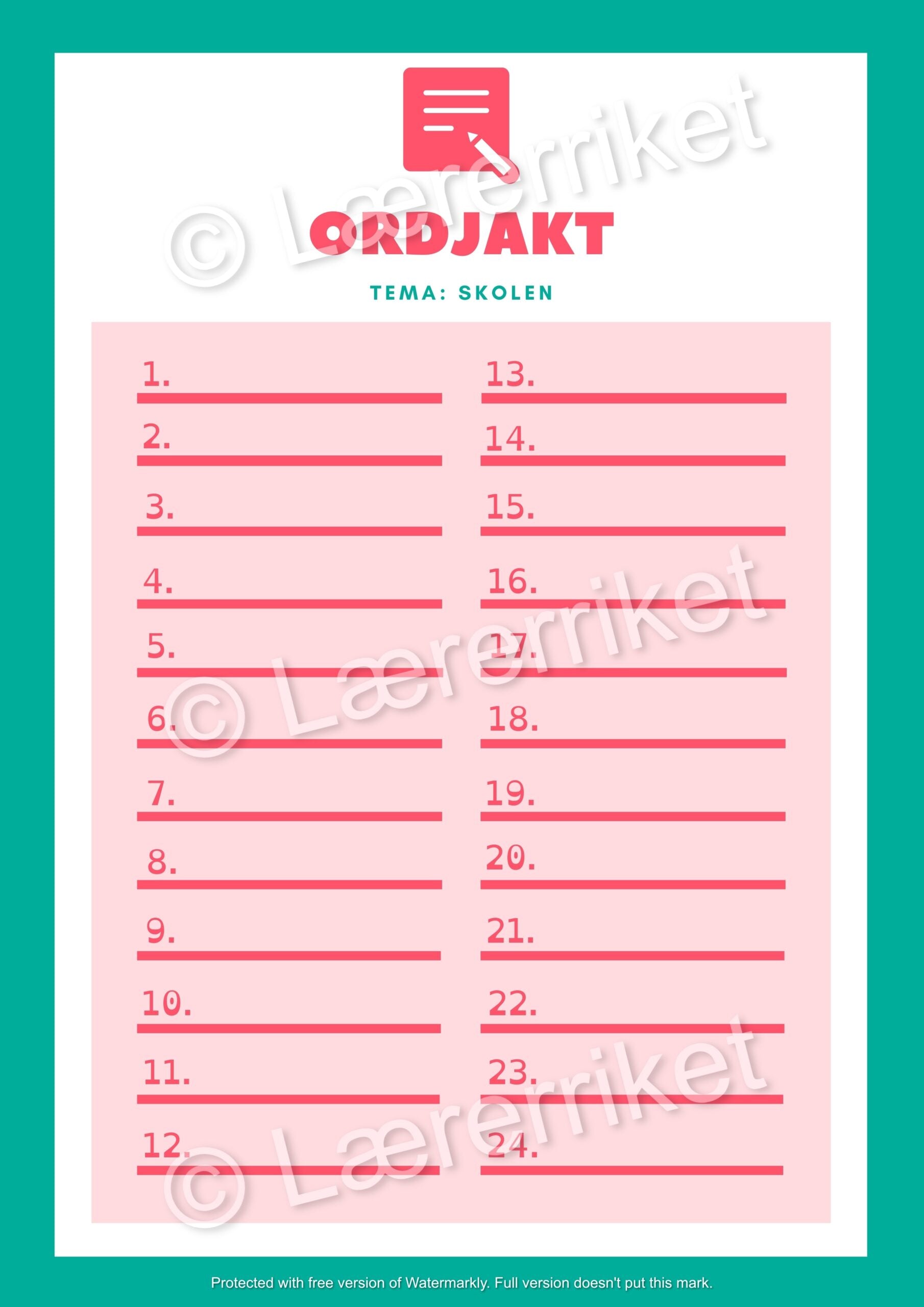 Ordjakt