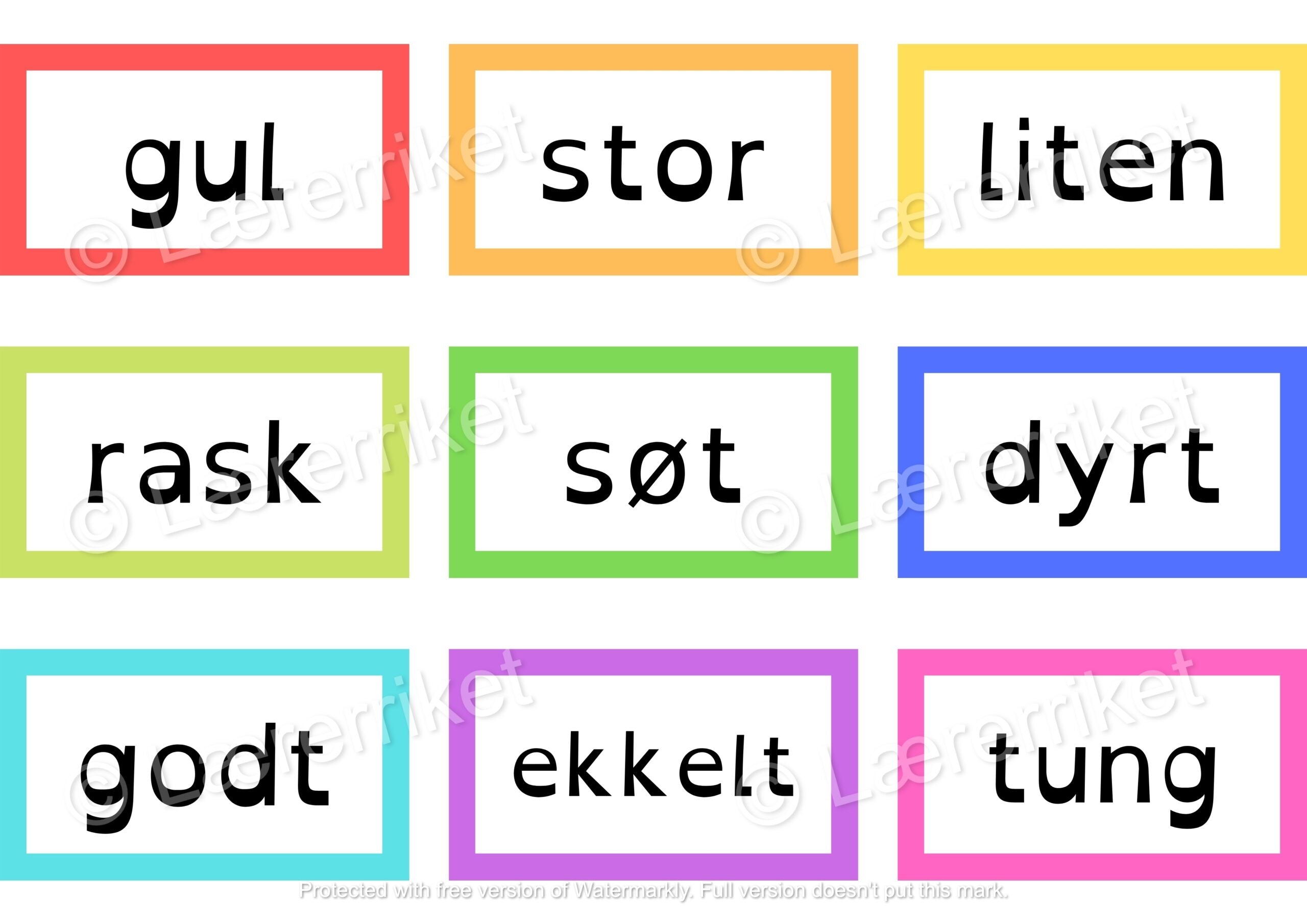 Adjektiv-leting