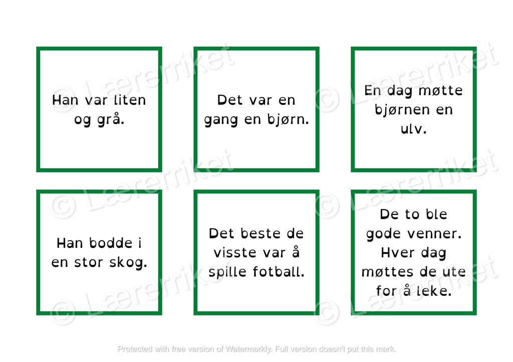 Sorter hendelsene