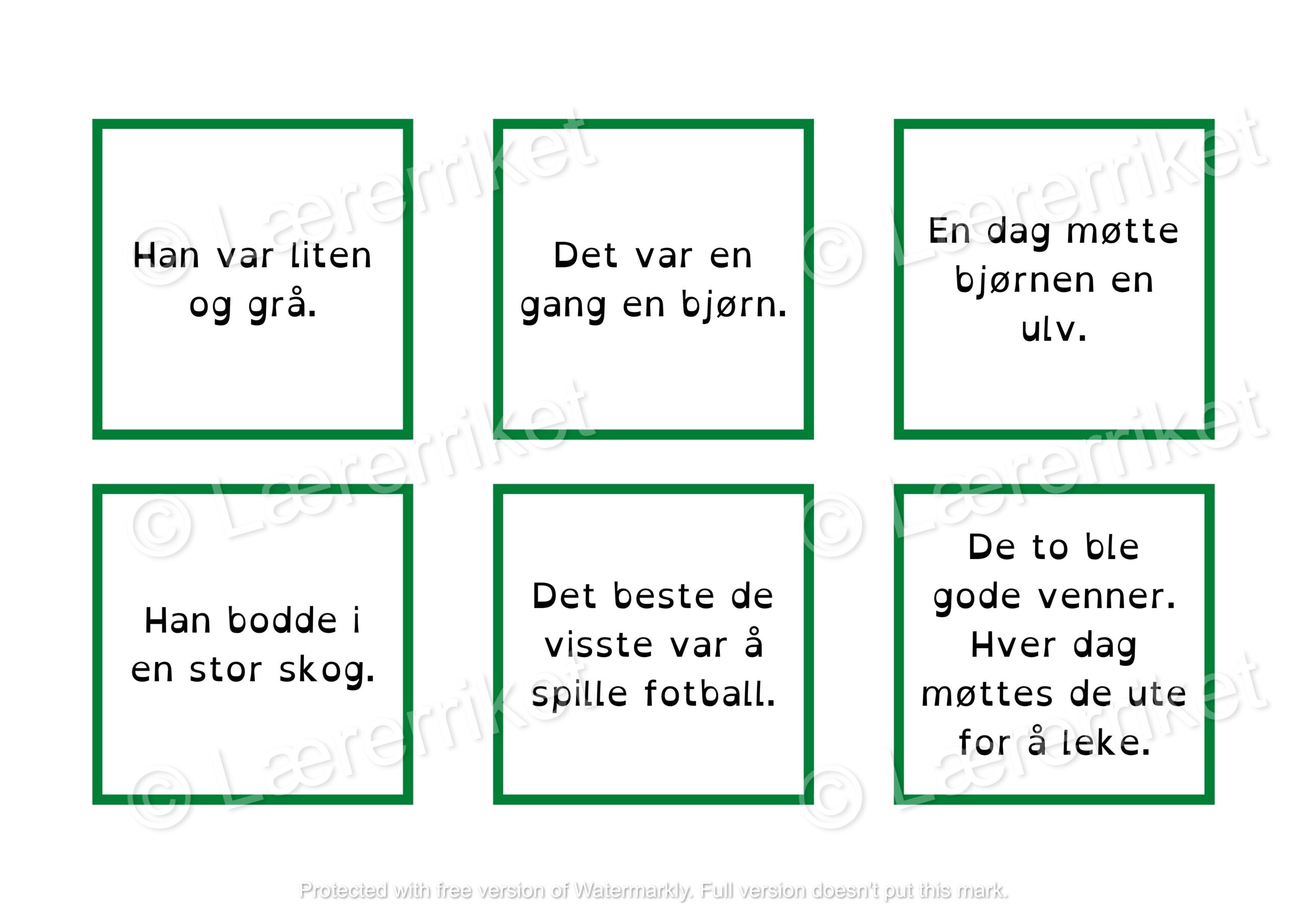 Sorter hendelsene