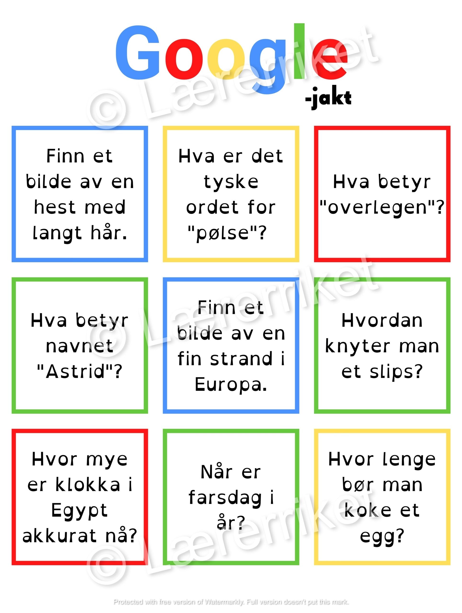 Googlejakt