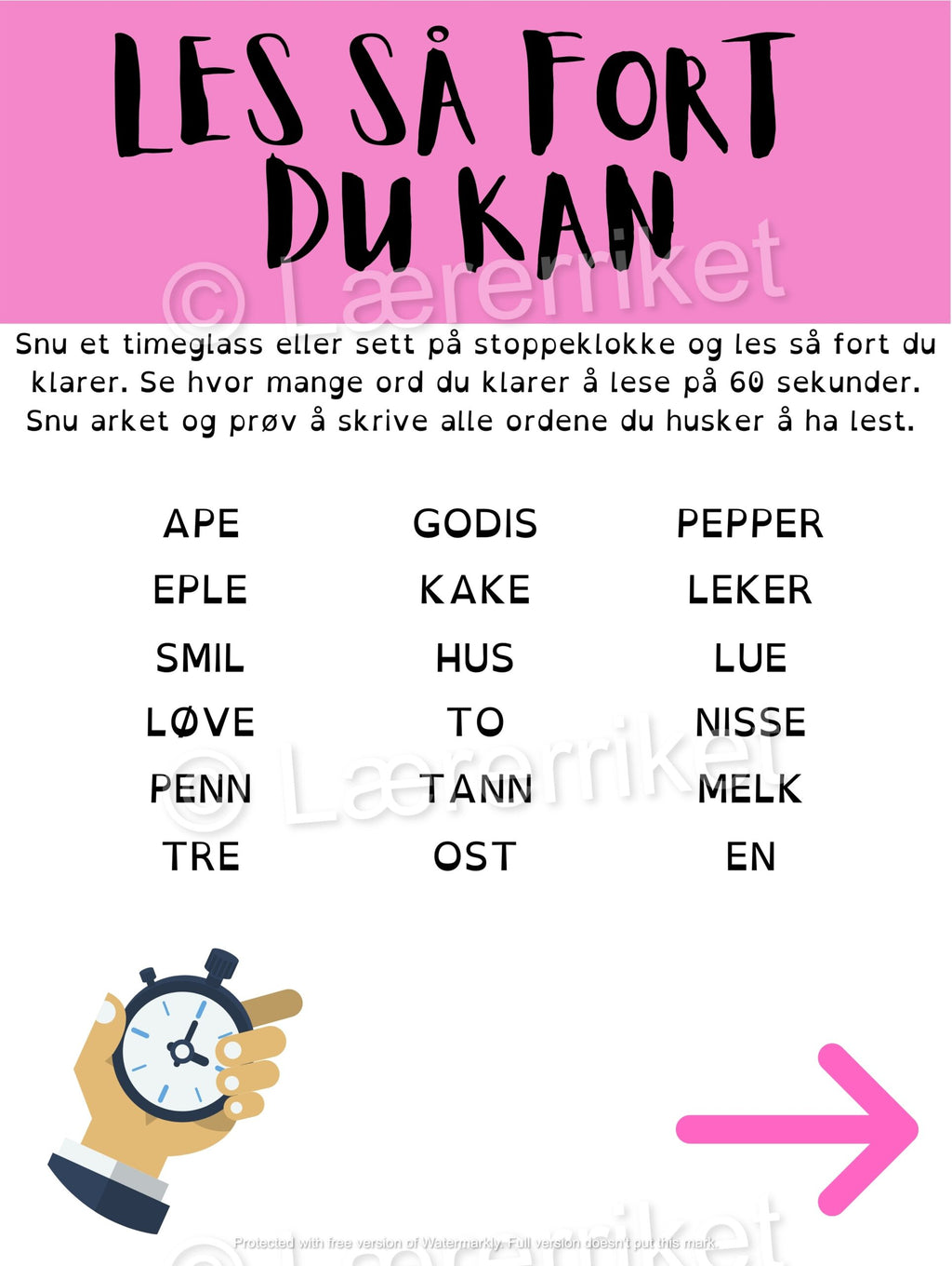 Hurtiglesing