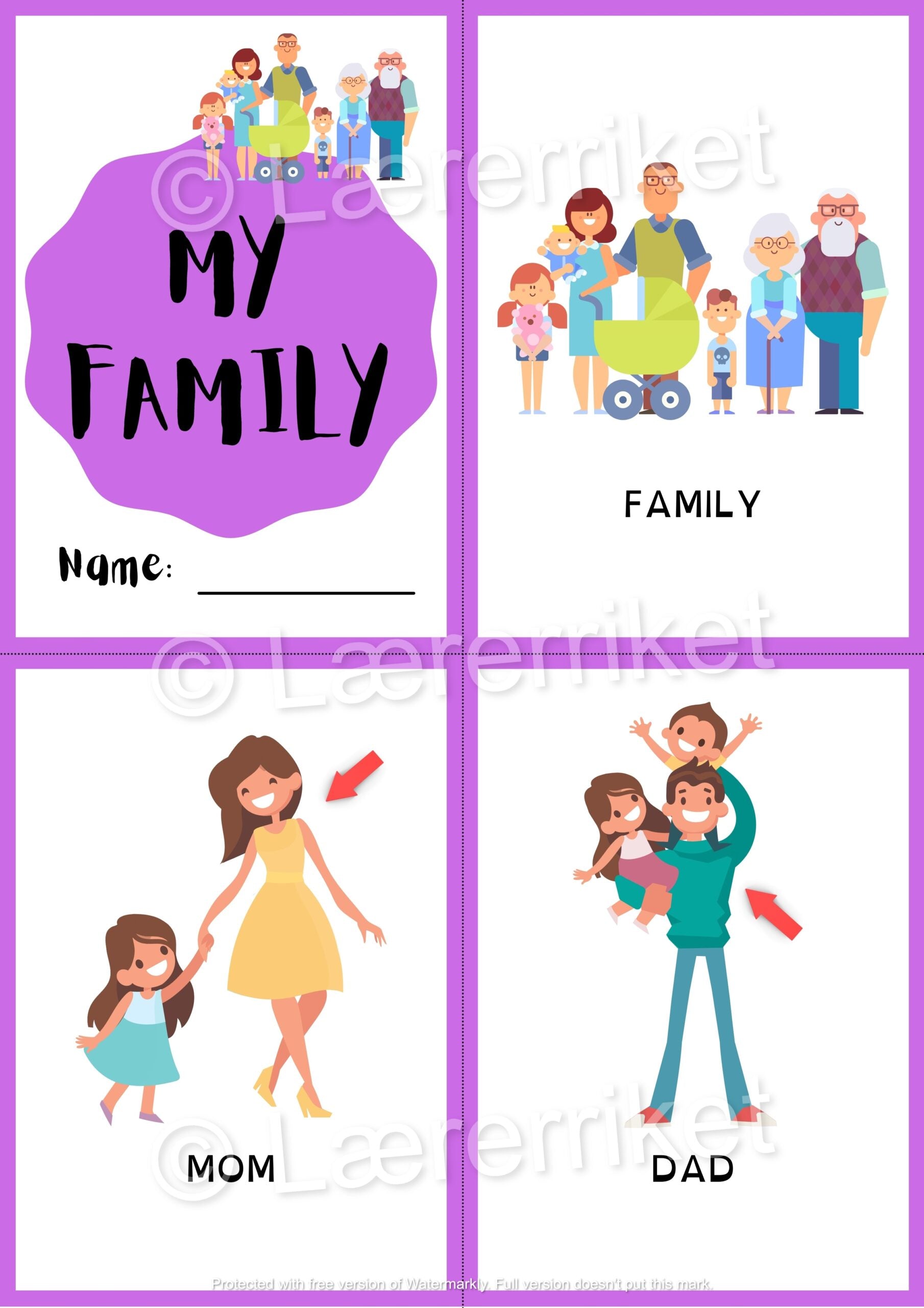 Ordbok engelsk - My Family