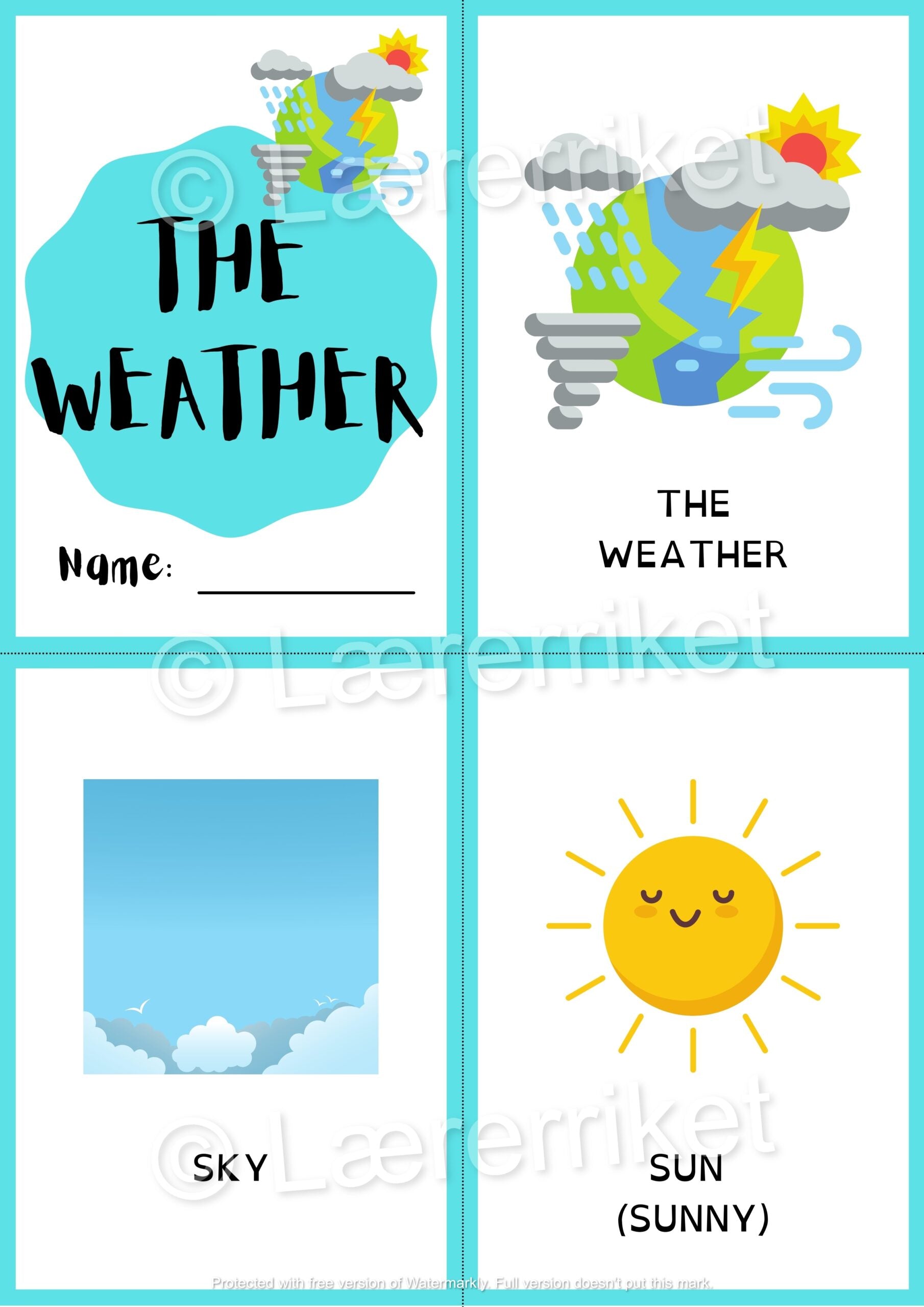 Ordbok engelsk - The Weather