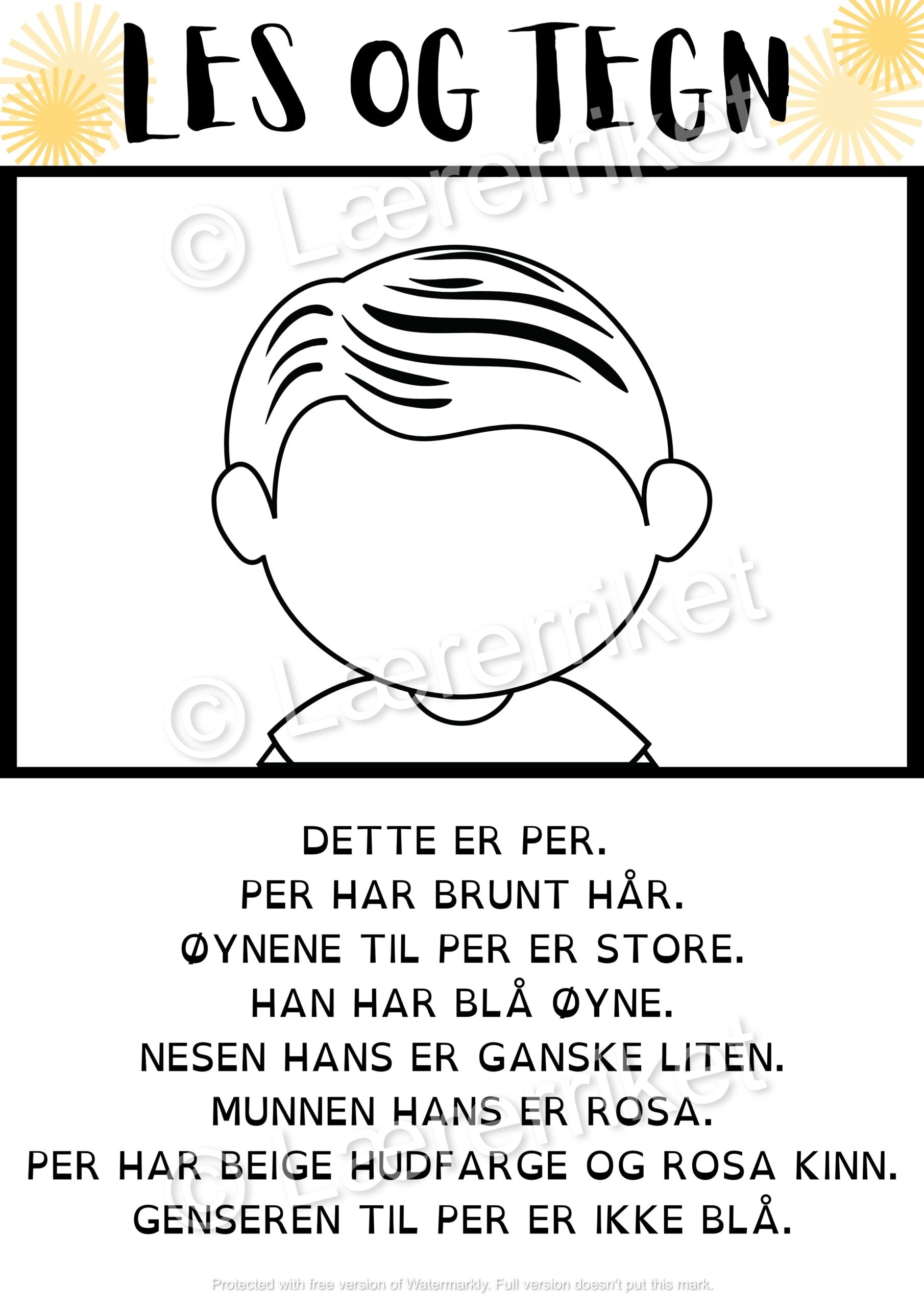 Les og tegn - Store bokstaver