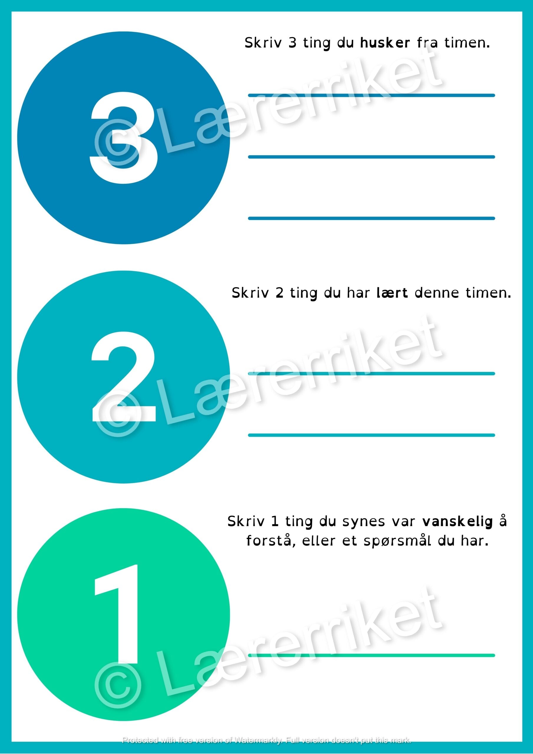 3-2-1 vurdering