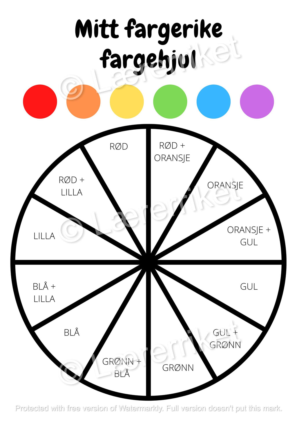 Fargehjul