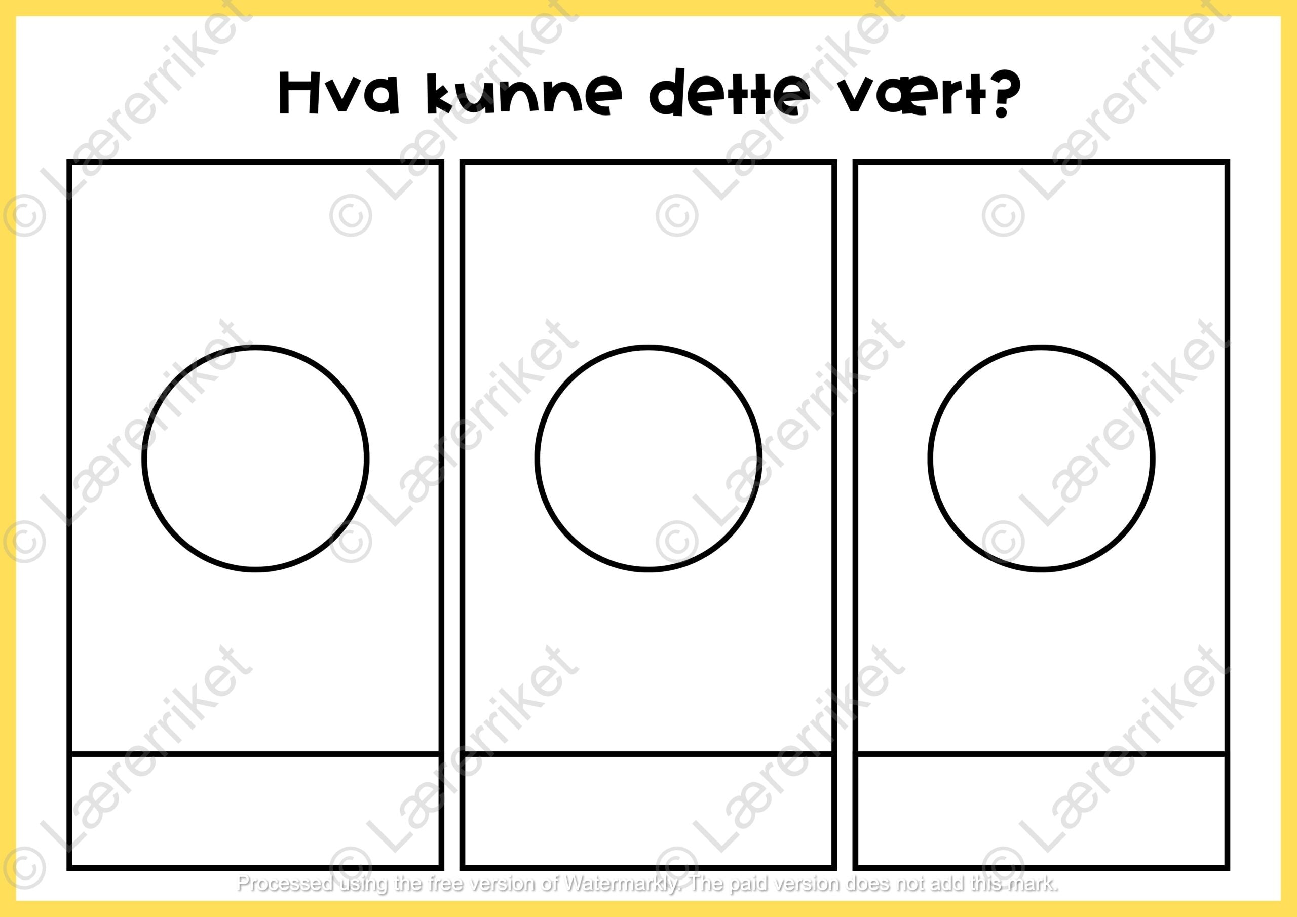 Hva kunne dette vært?