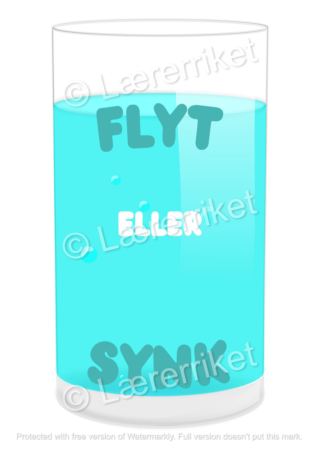 Flyt eller synk - eksperiment