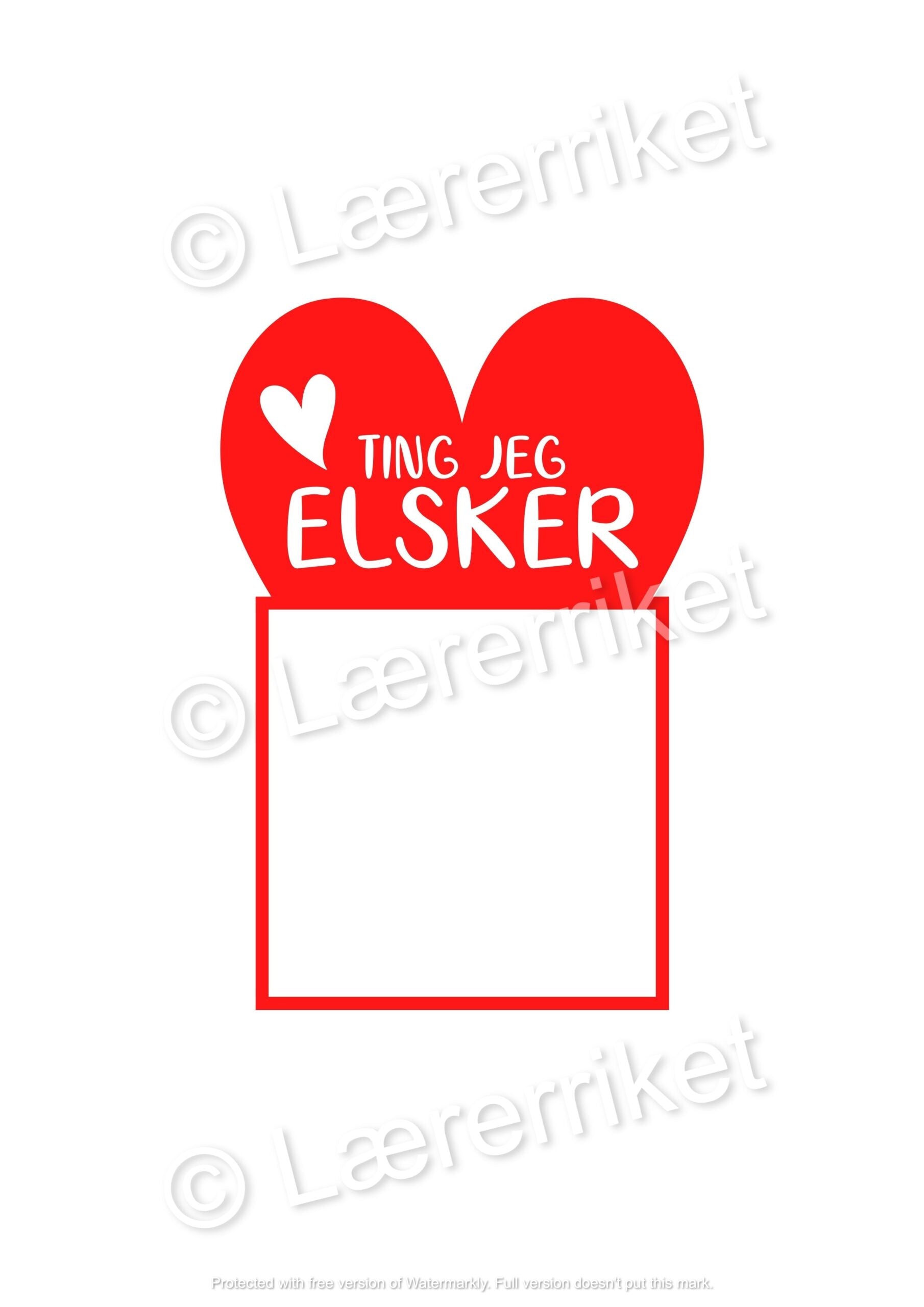 Ting jeg elsker