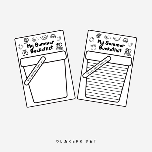 Bucketlist - sommerferie