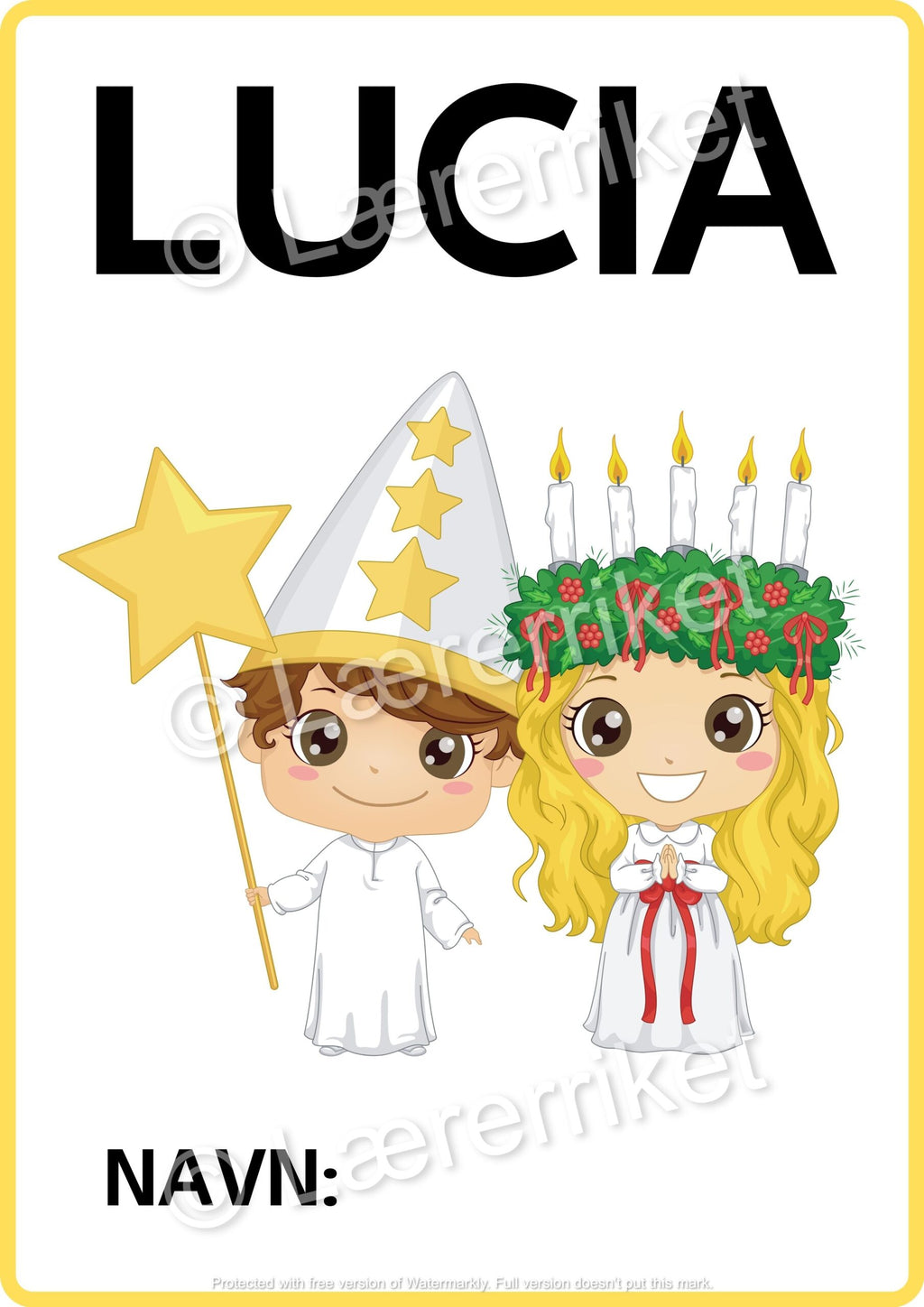 Lucia - oppgaver