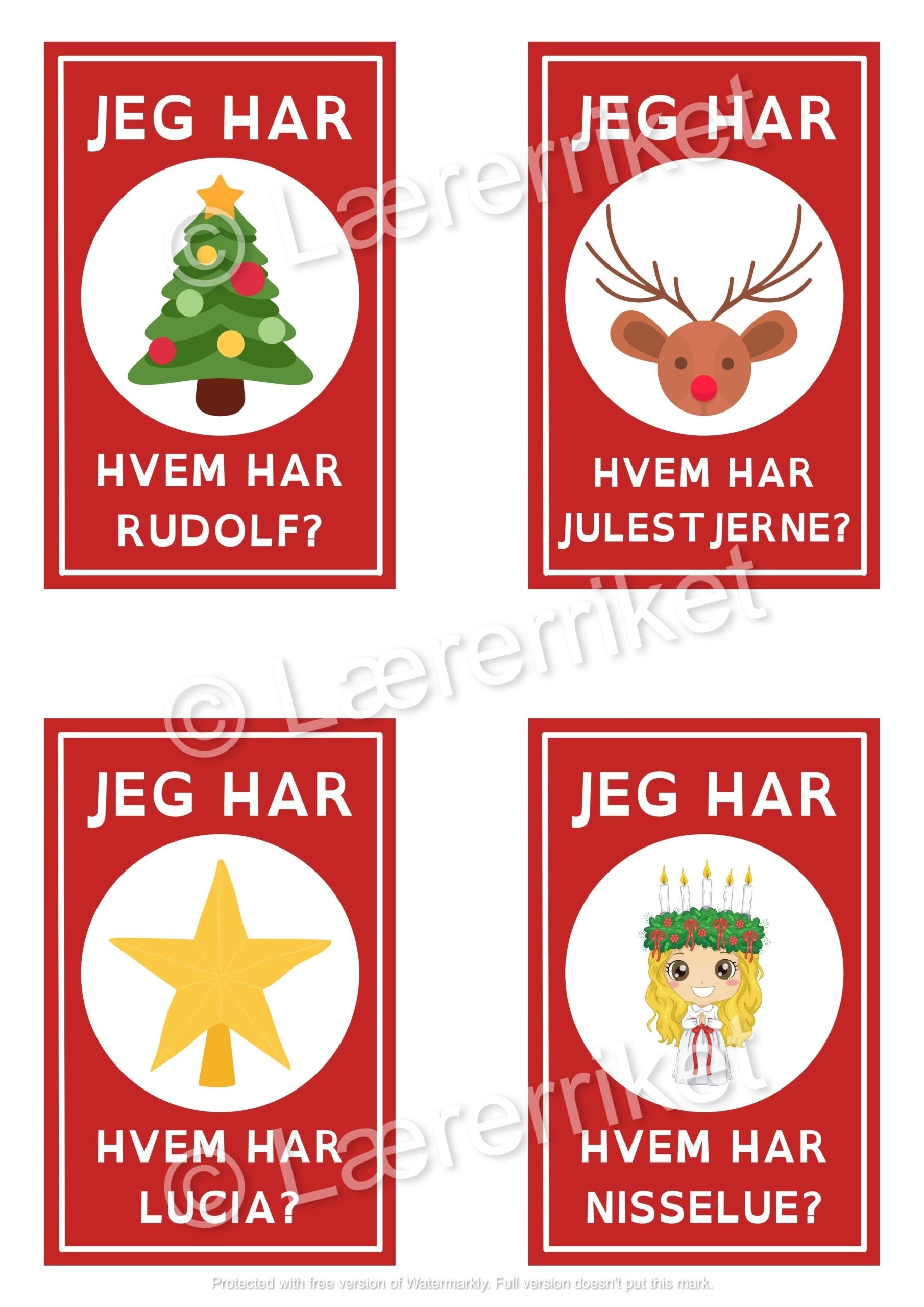 Jeg har - hvem har: Juletema