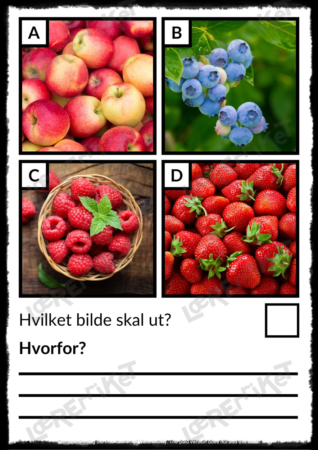 Hvilken skal ut? - Øving i argumentasjon