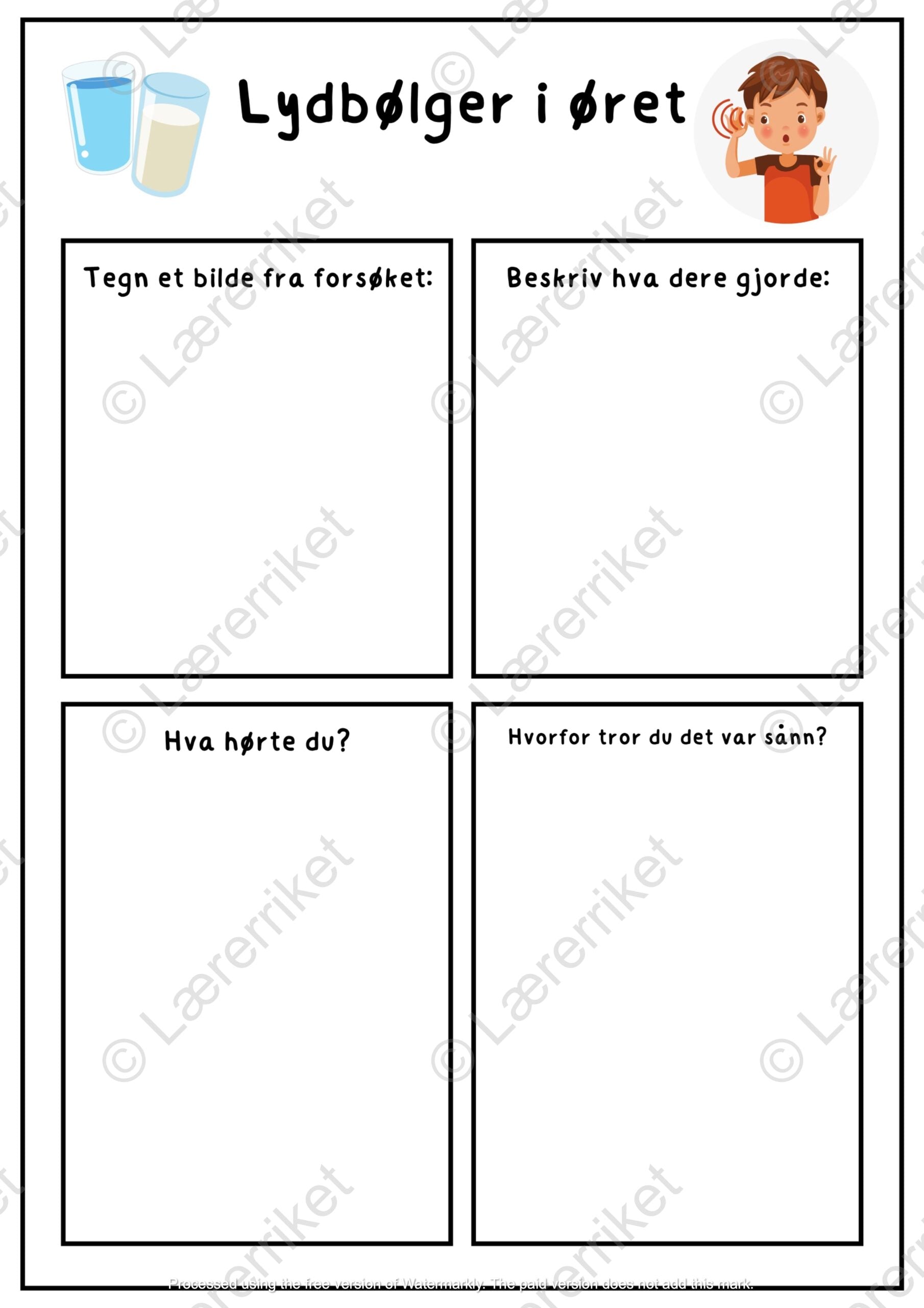 Lydbølger forsøk