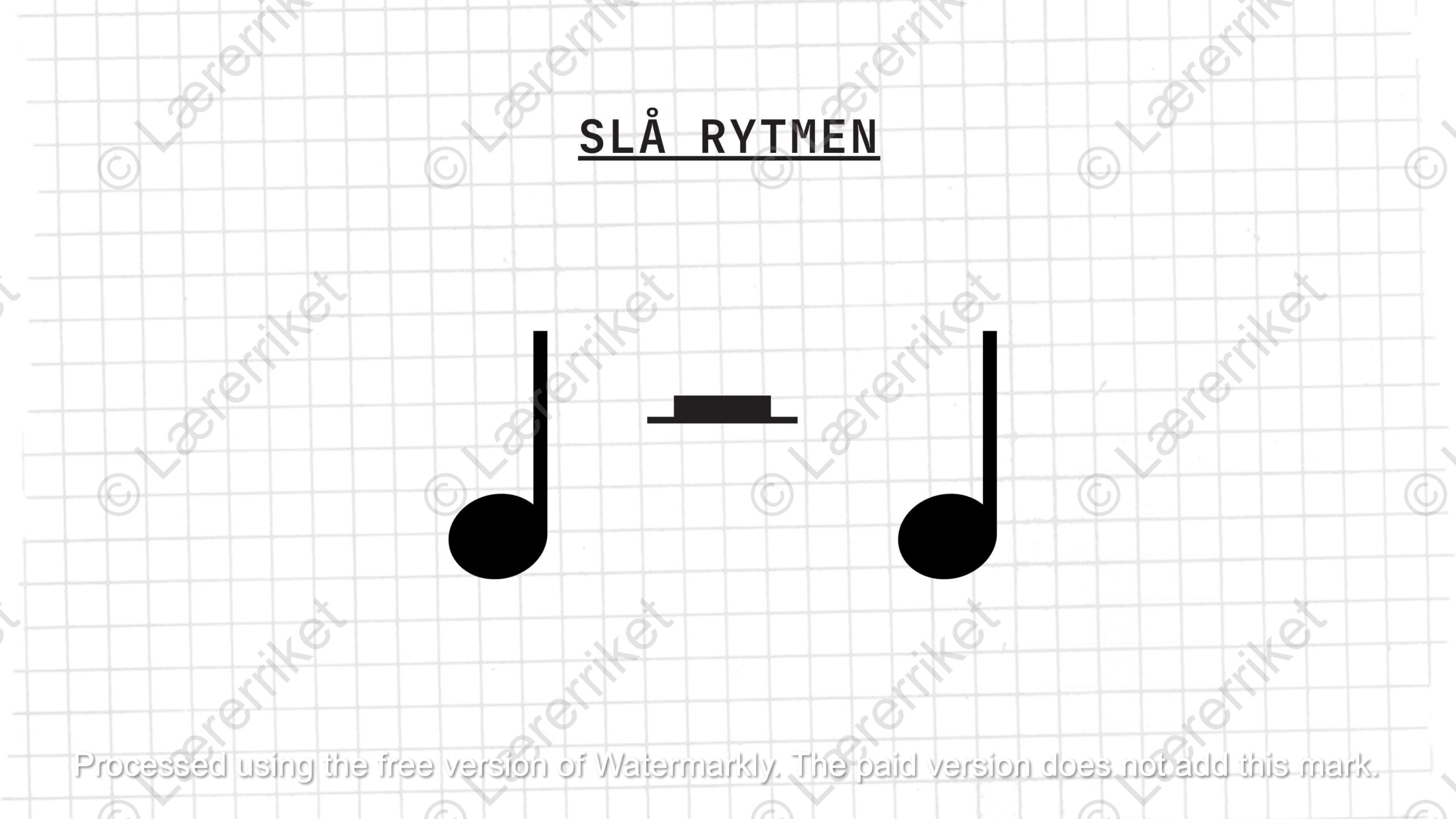 Noter og rytme