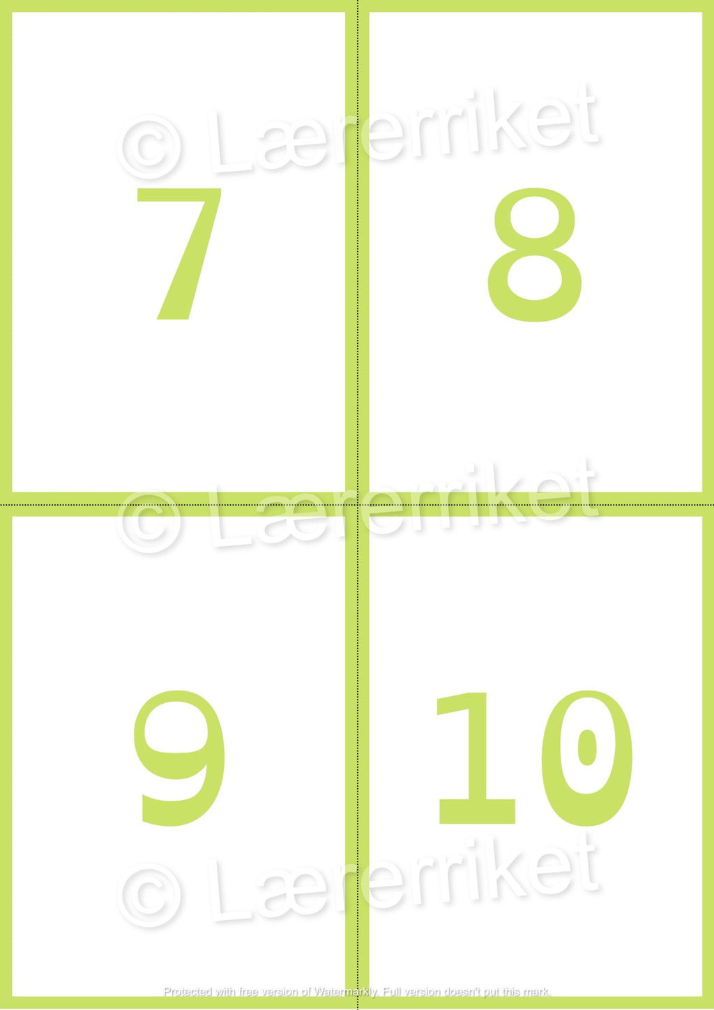 Ordbok engelsk - Numbers and colors