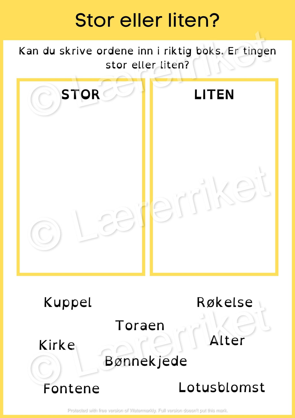 Religion - Hellige bygg