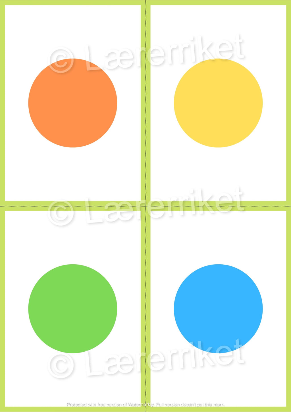 Ordbok engelsk - Numbers and colors