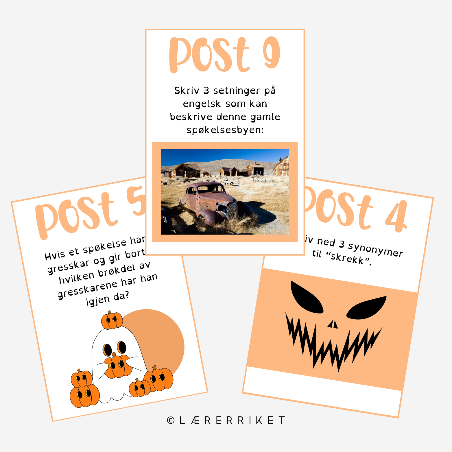 Halloween-rebus 5.-7. trinn