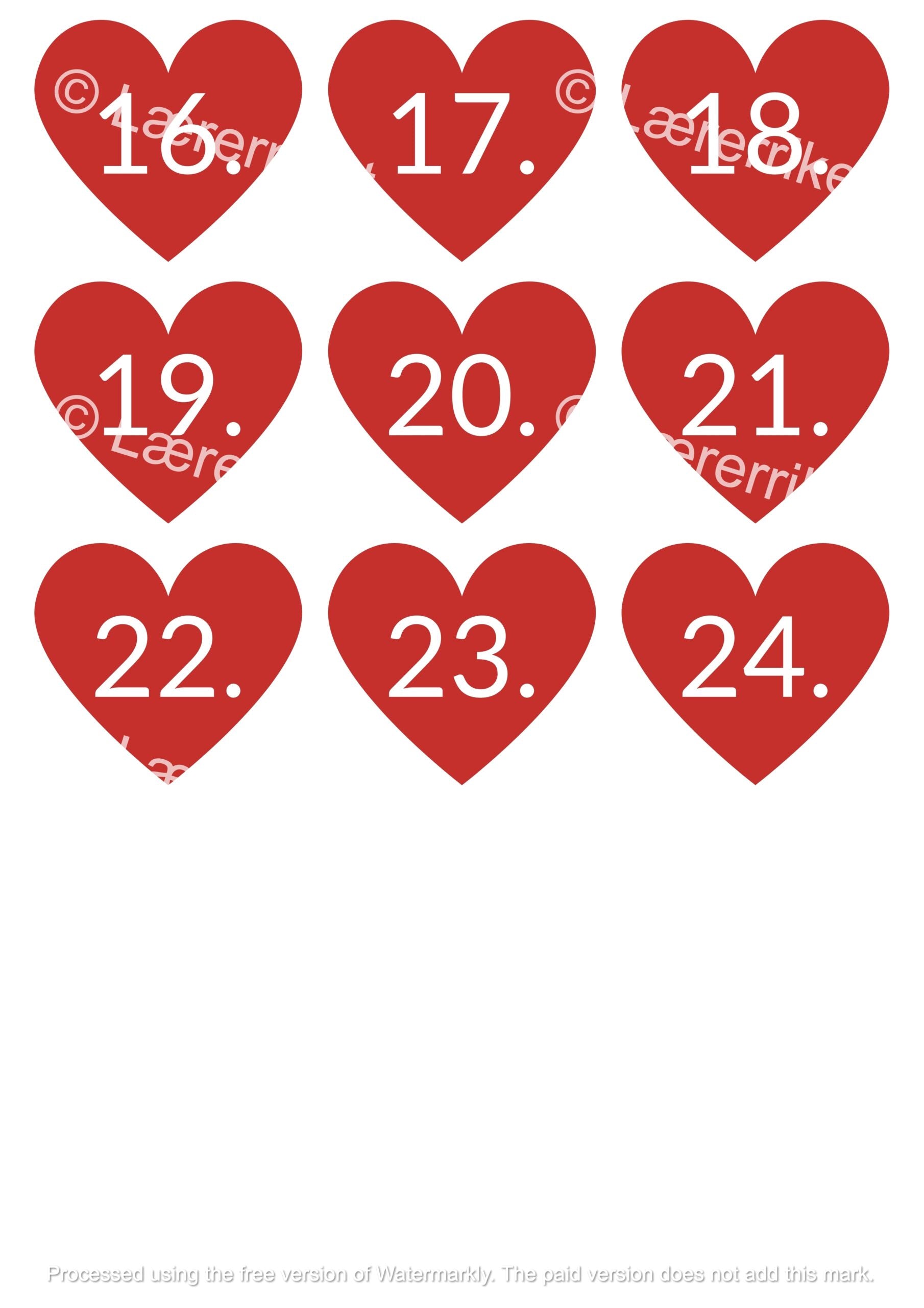 Tall til julekalender